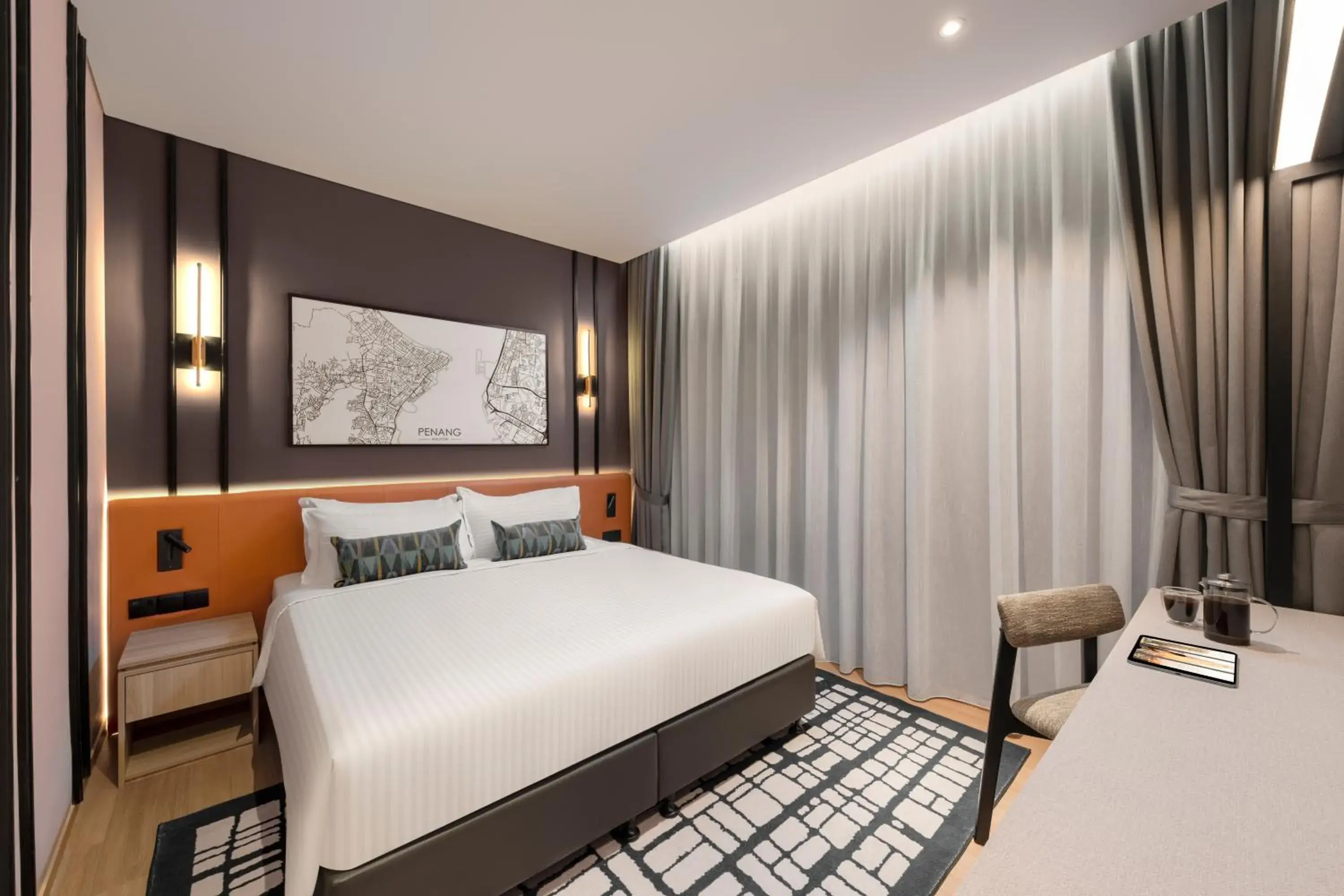 Bed in Citadines Connect Cecil Georgetown Penang Bed in Citadines Connect Cecil Georgetown Penang