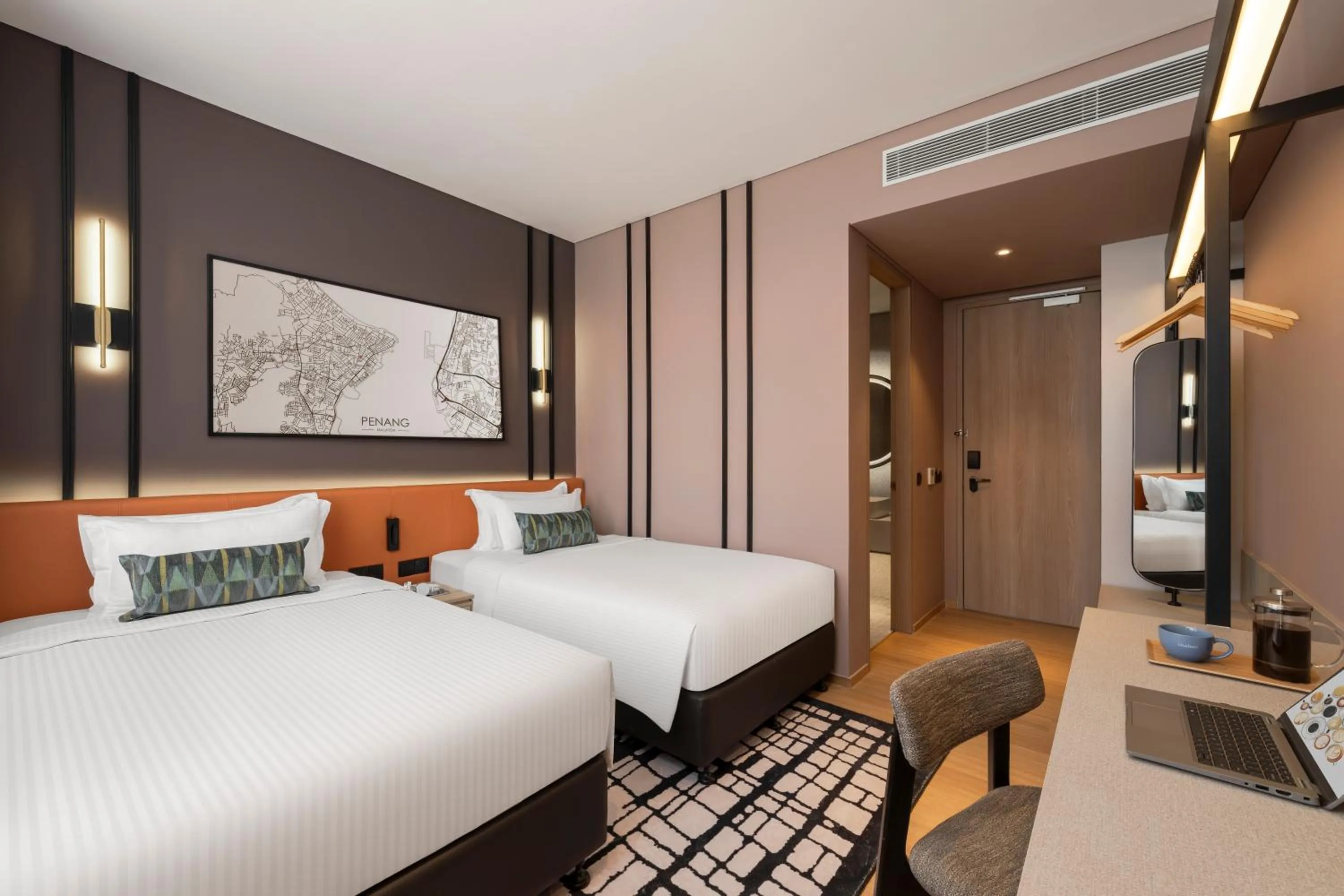 Bedroom, Bed in Citadines Connect Cecil Georgetown Penang