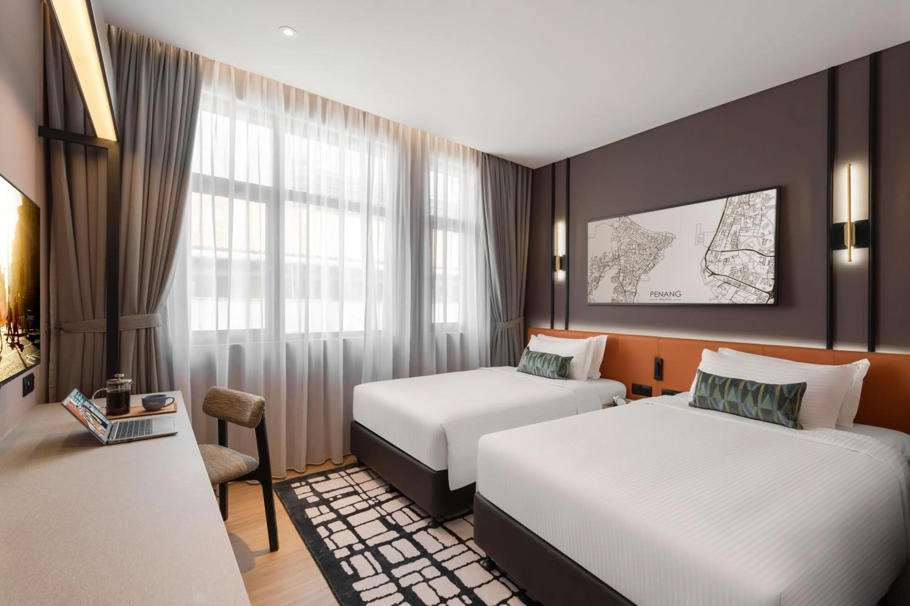 Bedroom, Bed in Citadines Connect Cecil Georgetown Penang