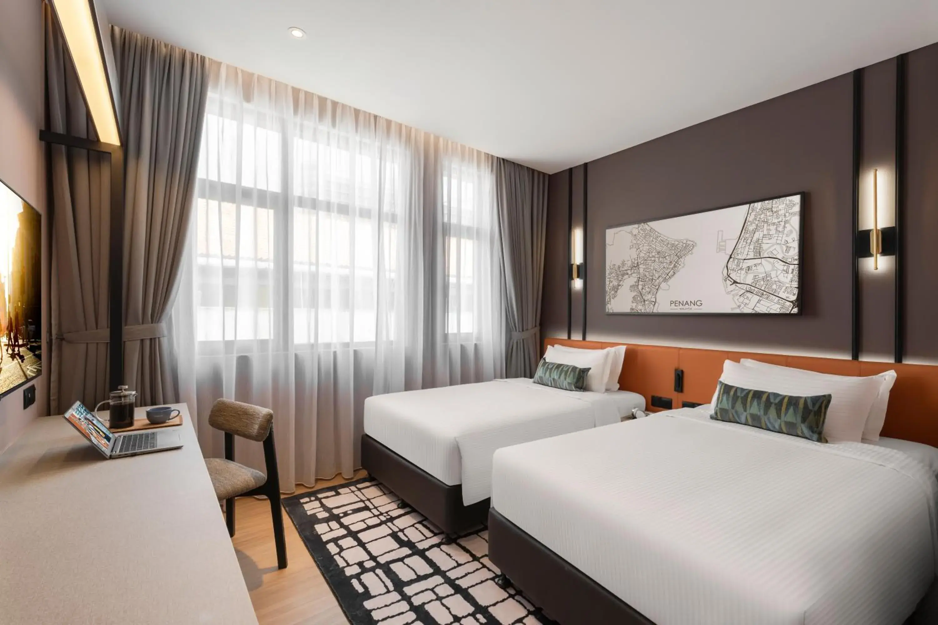 Deluxe Twin in Citadines Connect Cecil Georgetown Penang Deluxe Twin in Citadines Connect Cecil Georgetown Penang