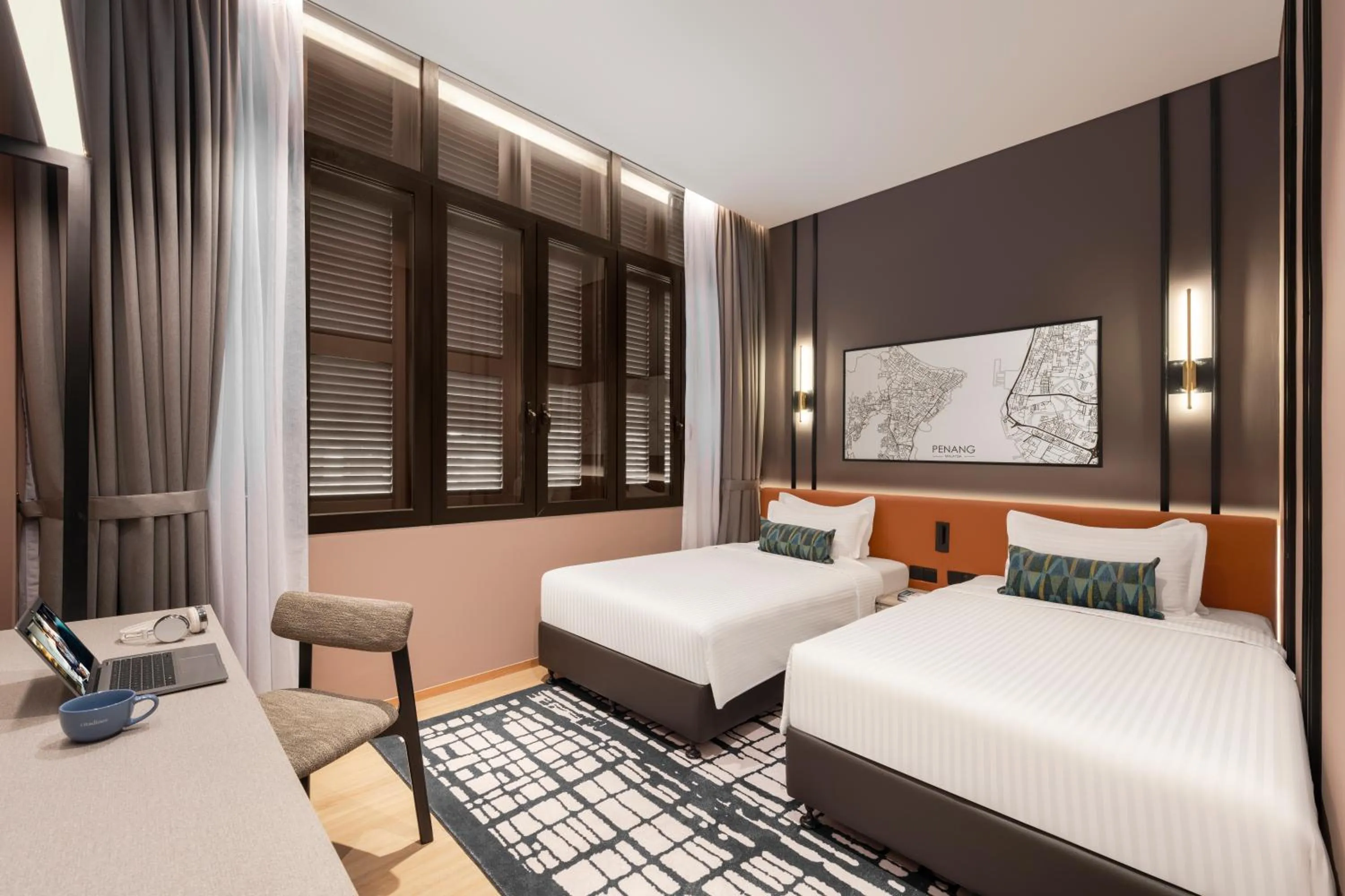 Bedroom, Bed in Citadines Connect Cecil Georgetown Penang