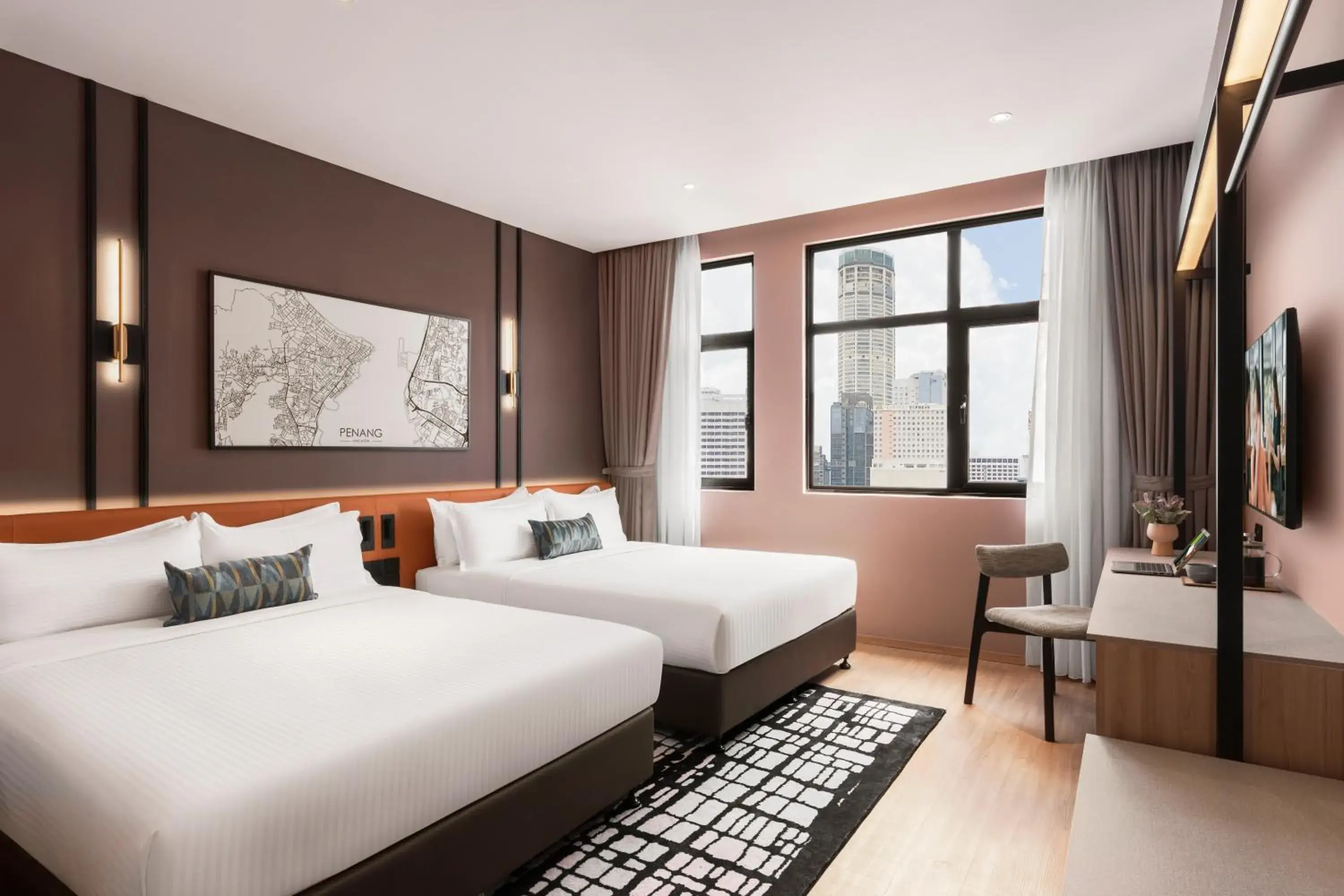 Deluxe Room Double Double in Citadines Connect Cecil Georgetown Penang Deluxe Room Double Double in Citadines Connect Cecil Georgetown Penang