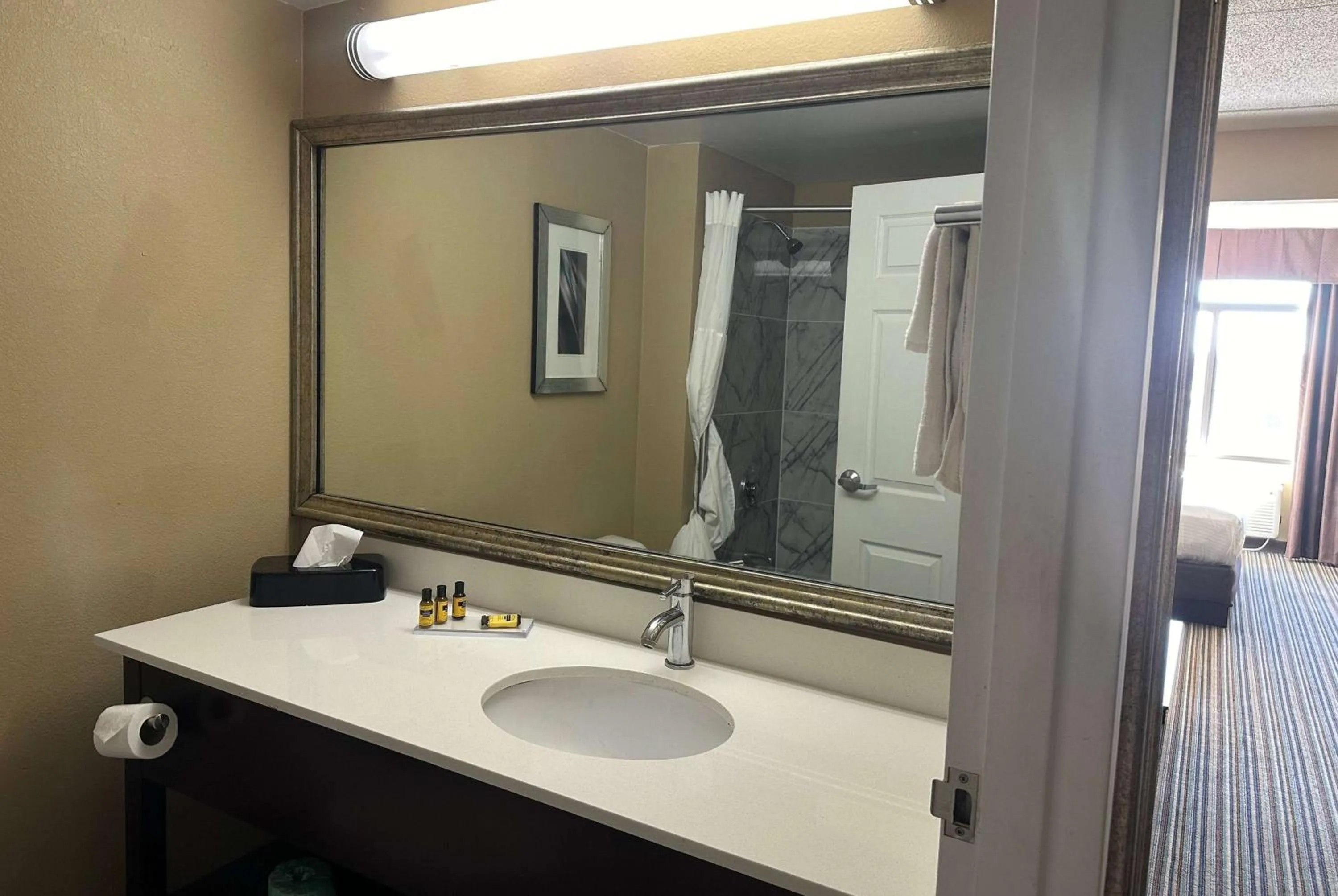 Bathroom in Wingate by Wyndham Harrisburg Near Hershey