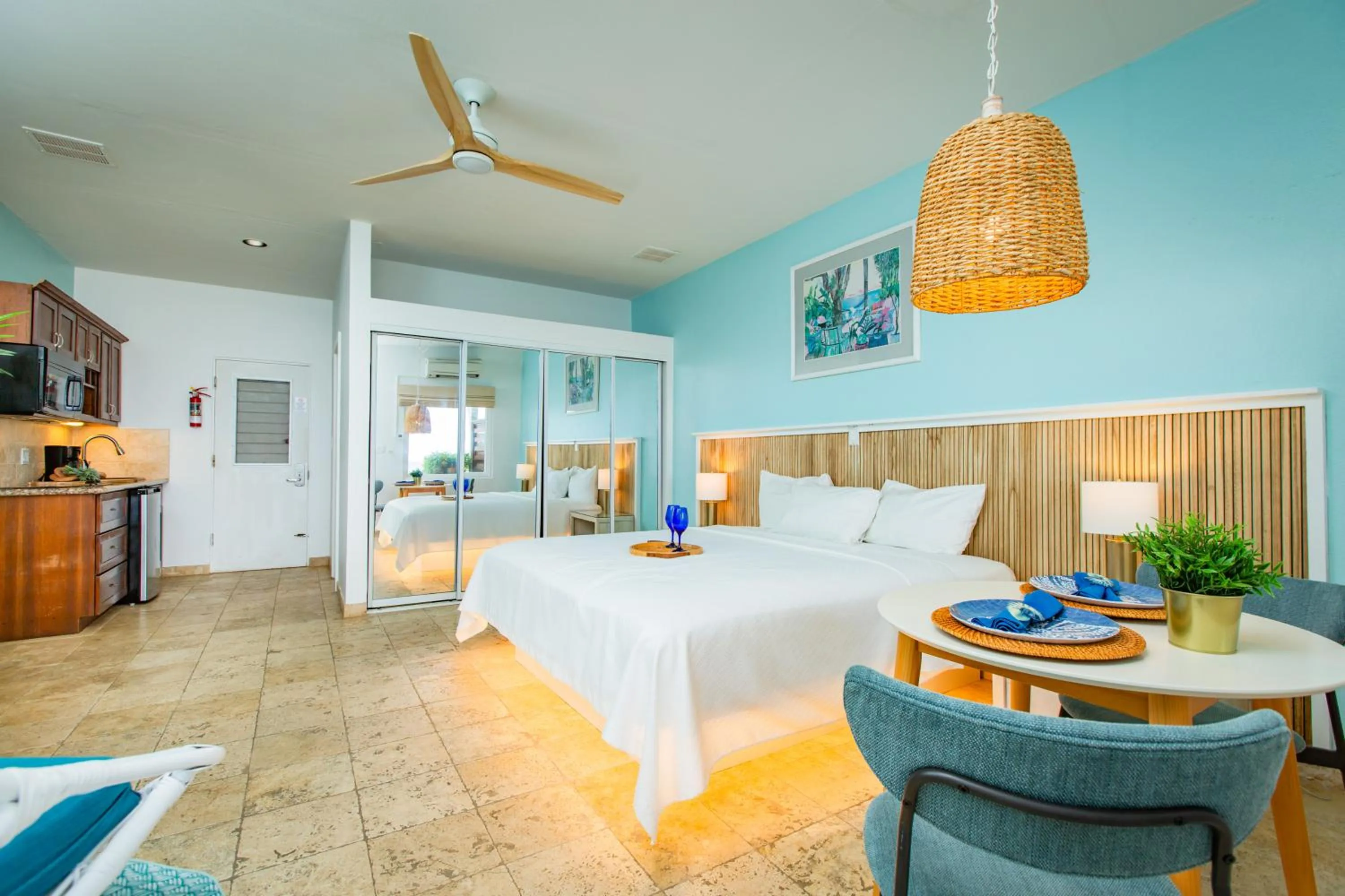 Bed in Tamarind Reef Resort Spa & Marina
