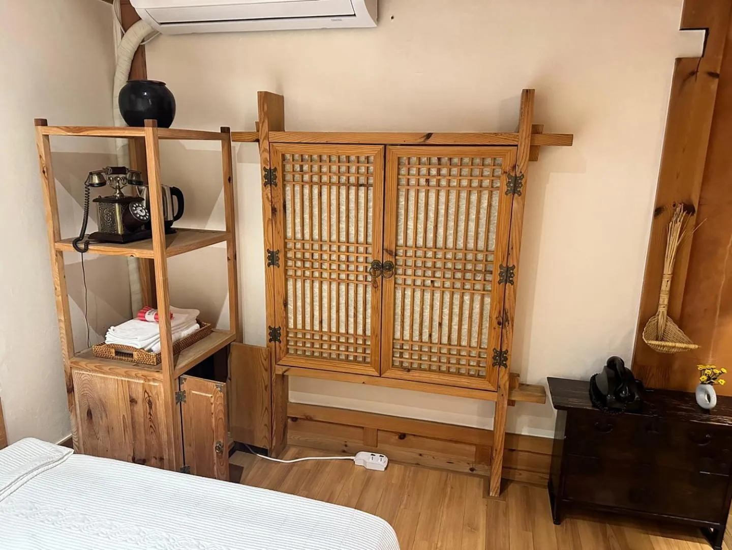 Bed in Arirang Hanok Stay