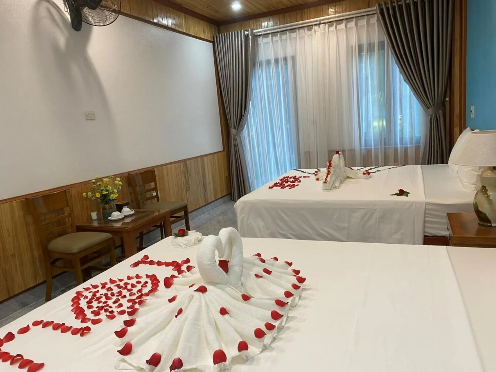Bed in Tam Coc Minh Quan Bungalow & Homestay