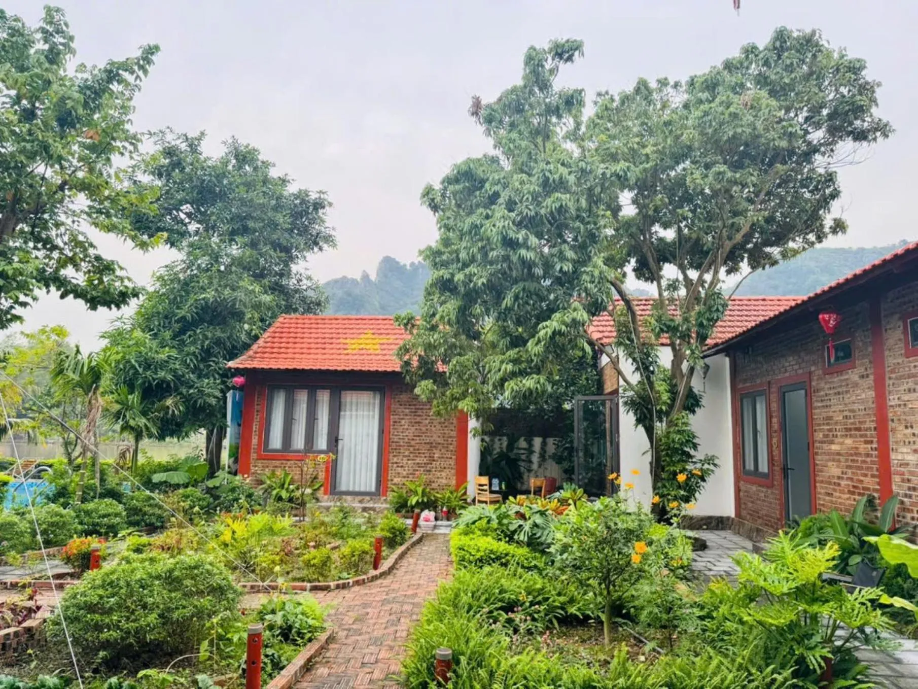 Garden view in Tam Coc Minh Quan Bungalow & Homestay