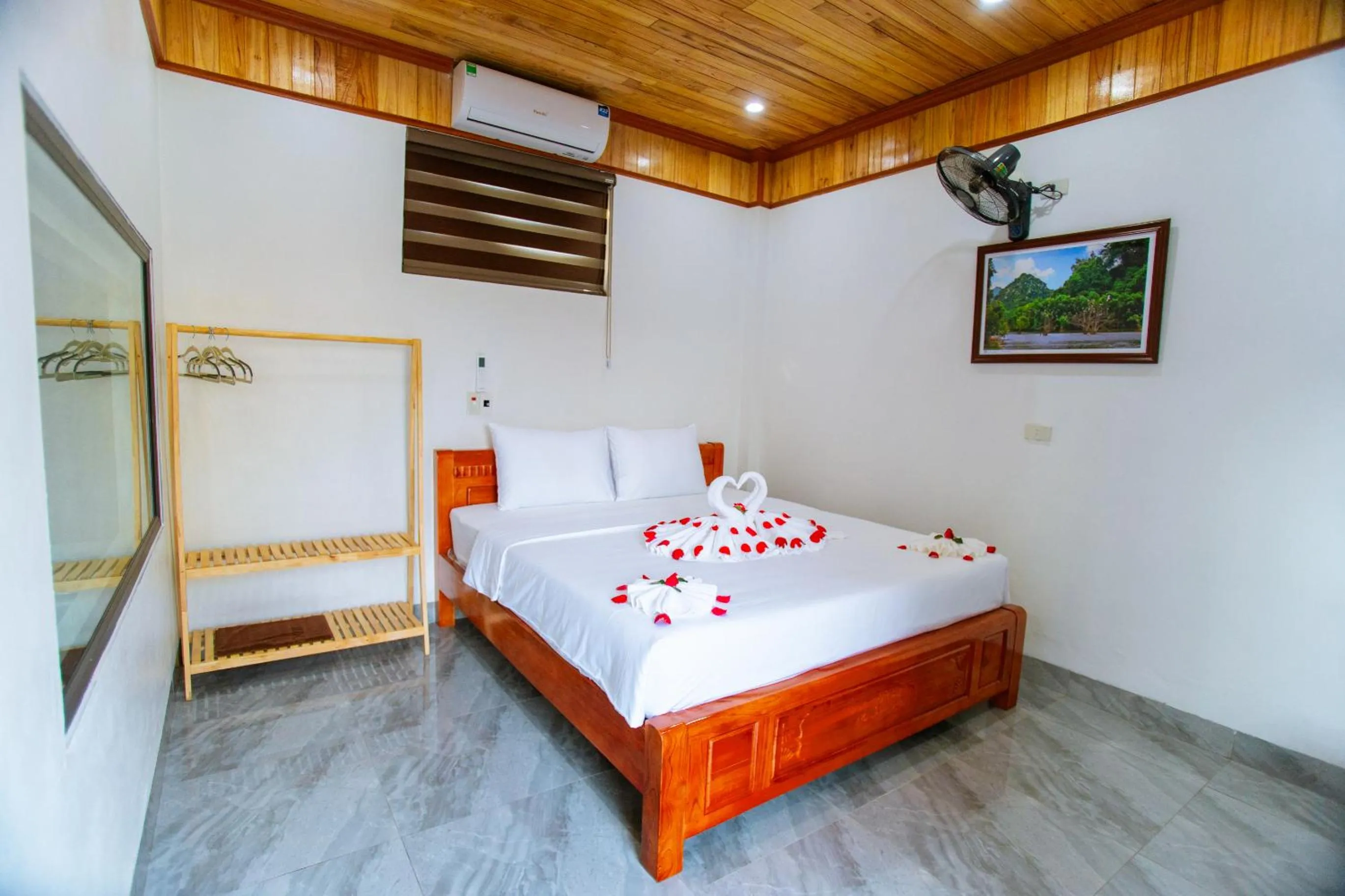 Bed in Tam Coc Minh Quan Bungalow & Homestay