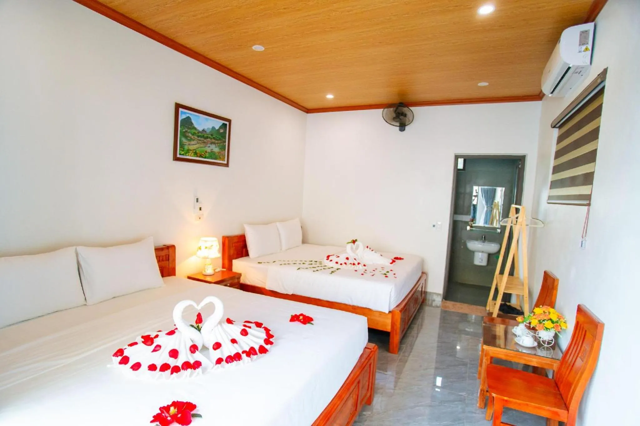 Bed in Tam Coc Minh Quan Bungalow & Homestay