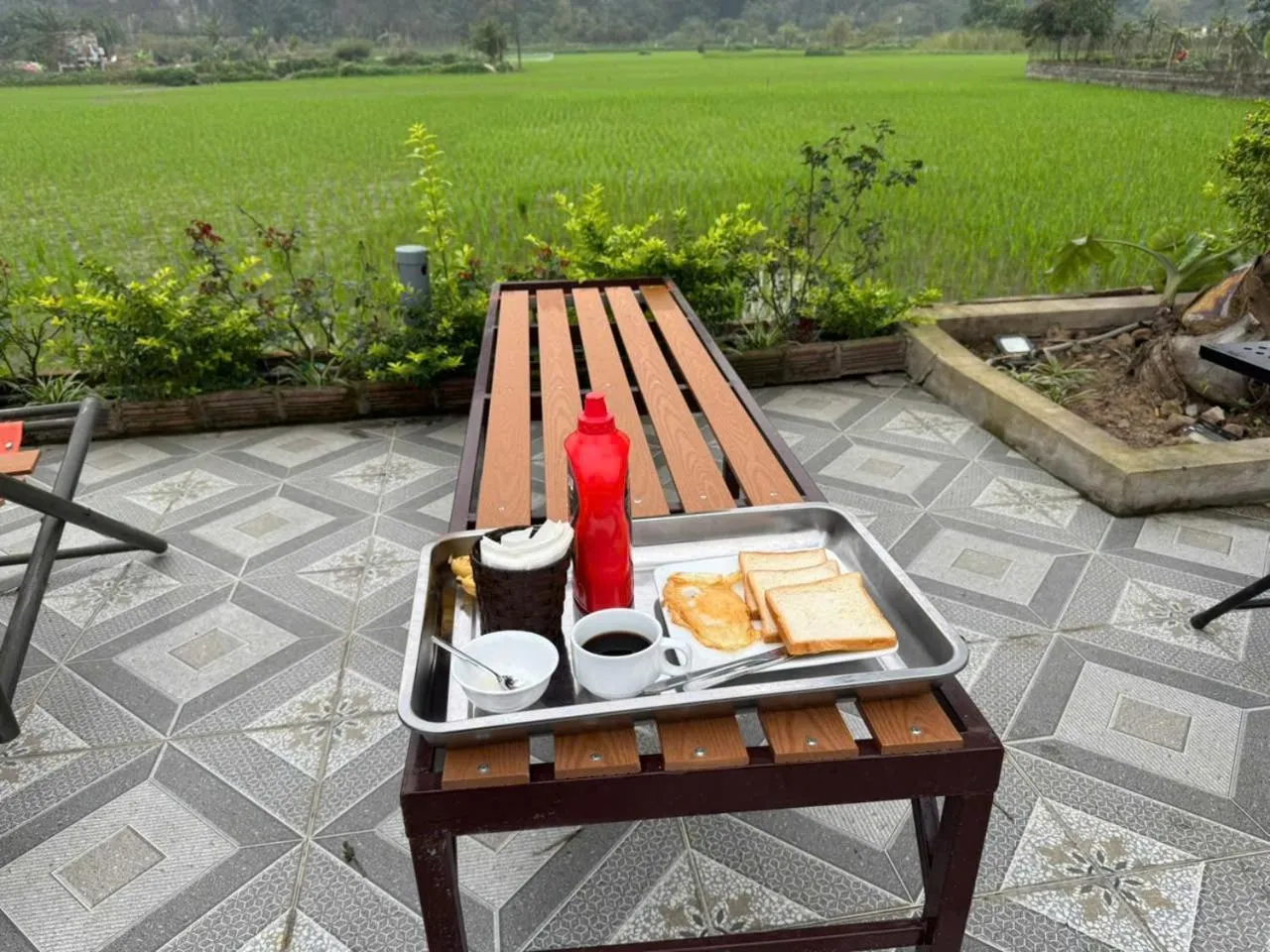 Breakfast in Tam Coc Minh Quan Bungalow & Homestay