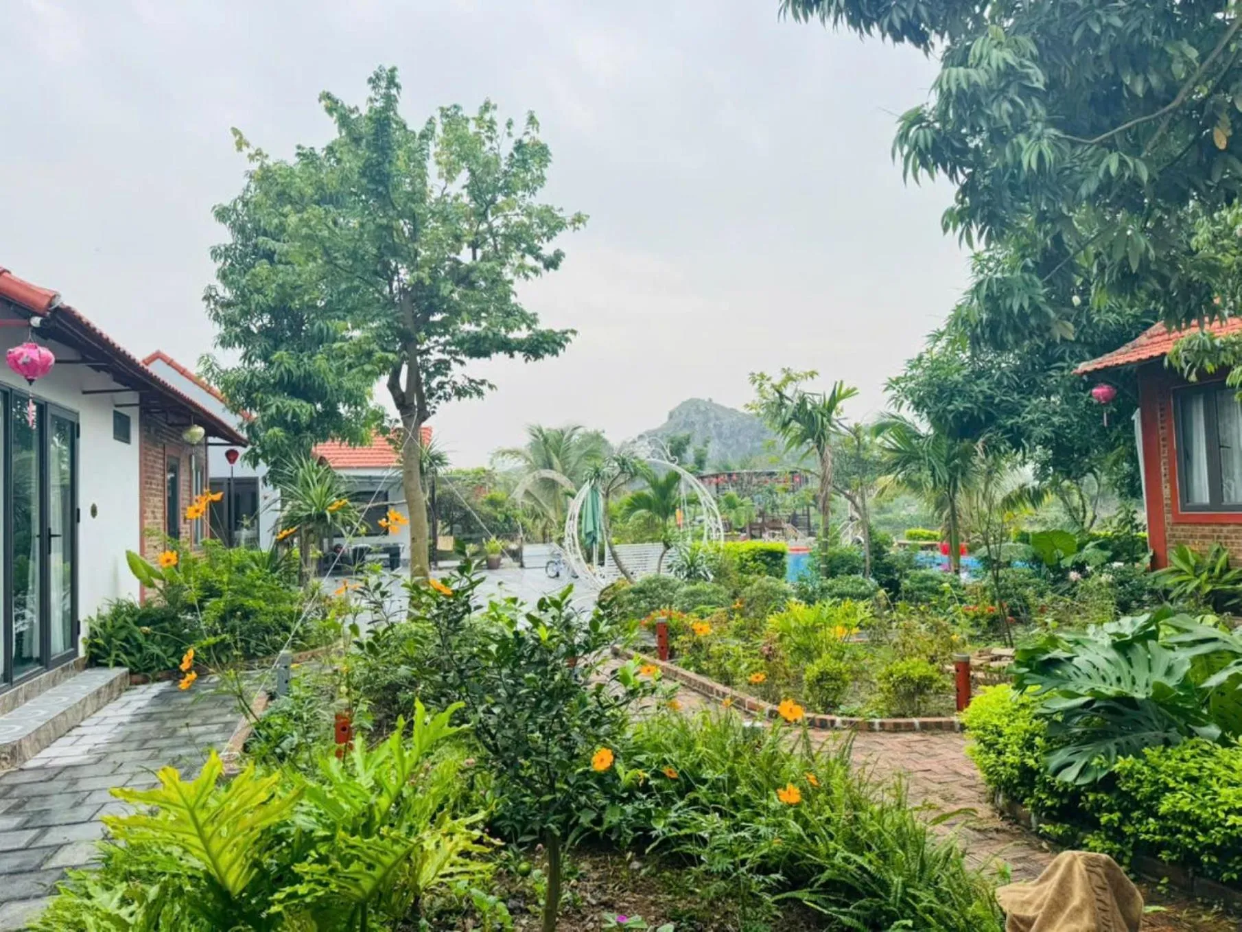 Garden view in Tam Coc Minh Quan Bungalow & Homestay