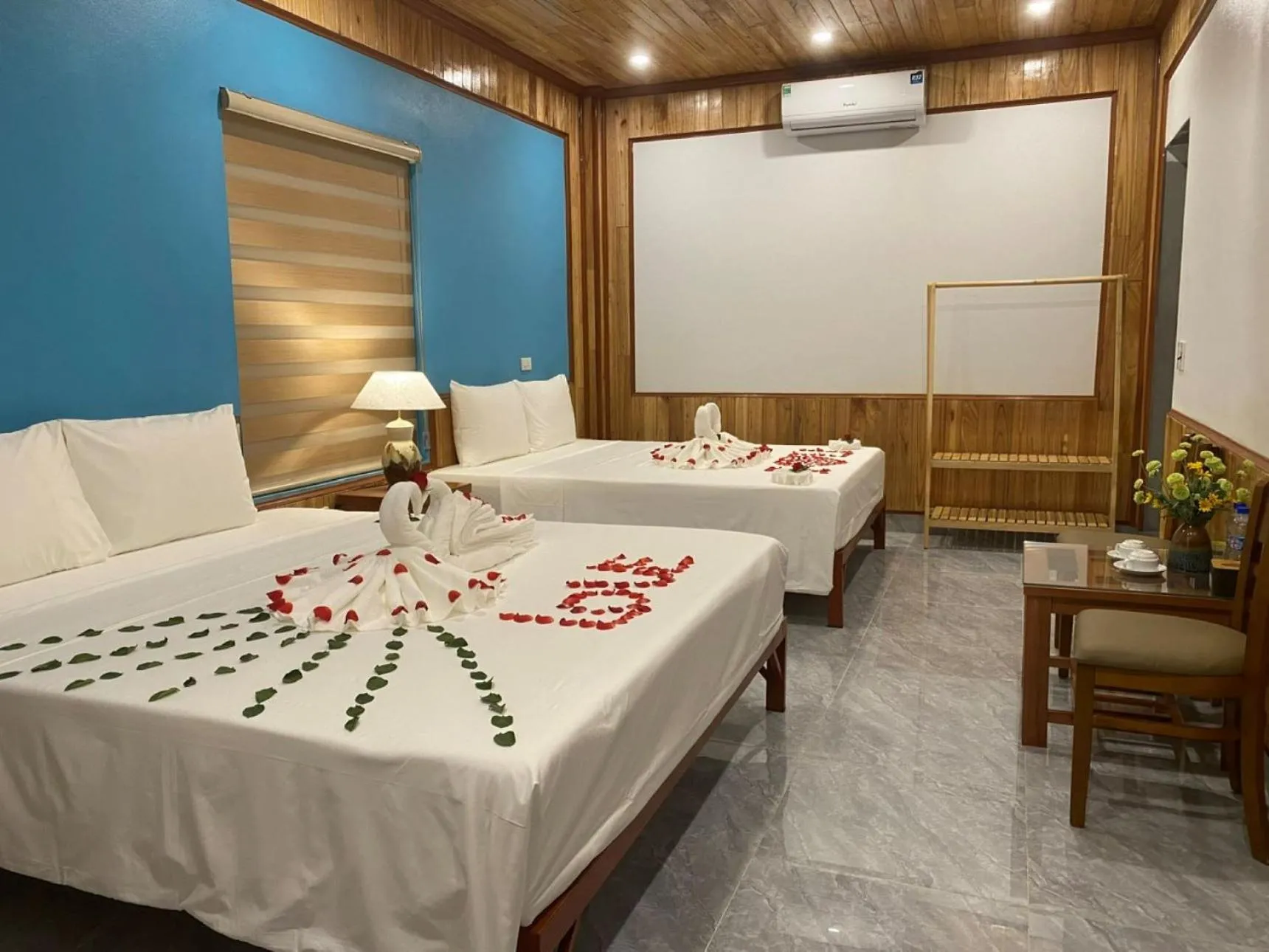 Bed in Tam Coc Minh Quan Bungalow & Homestay