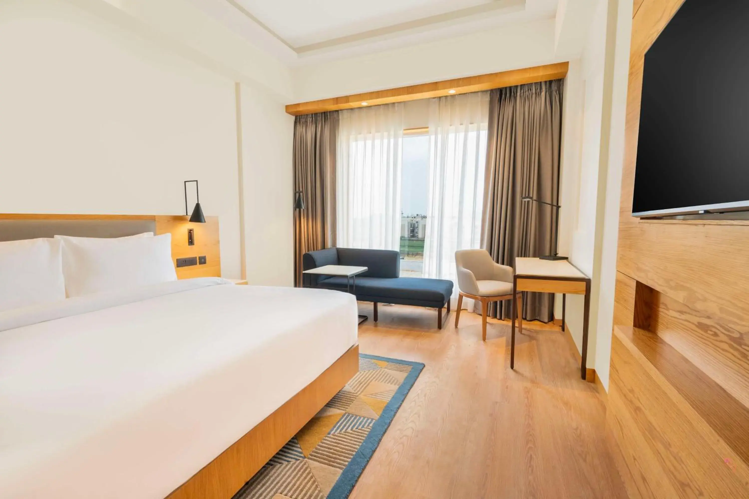 Bedroom, Bed in Radisson Hotel Vrindavan Bedroom, Bed in Radisson Hotel Vrindavan