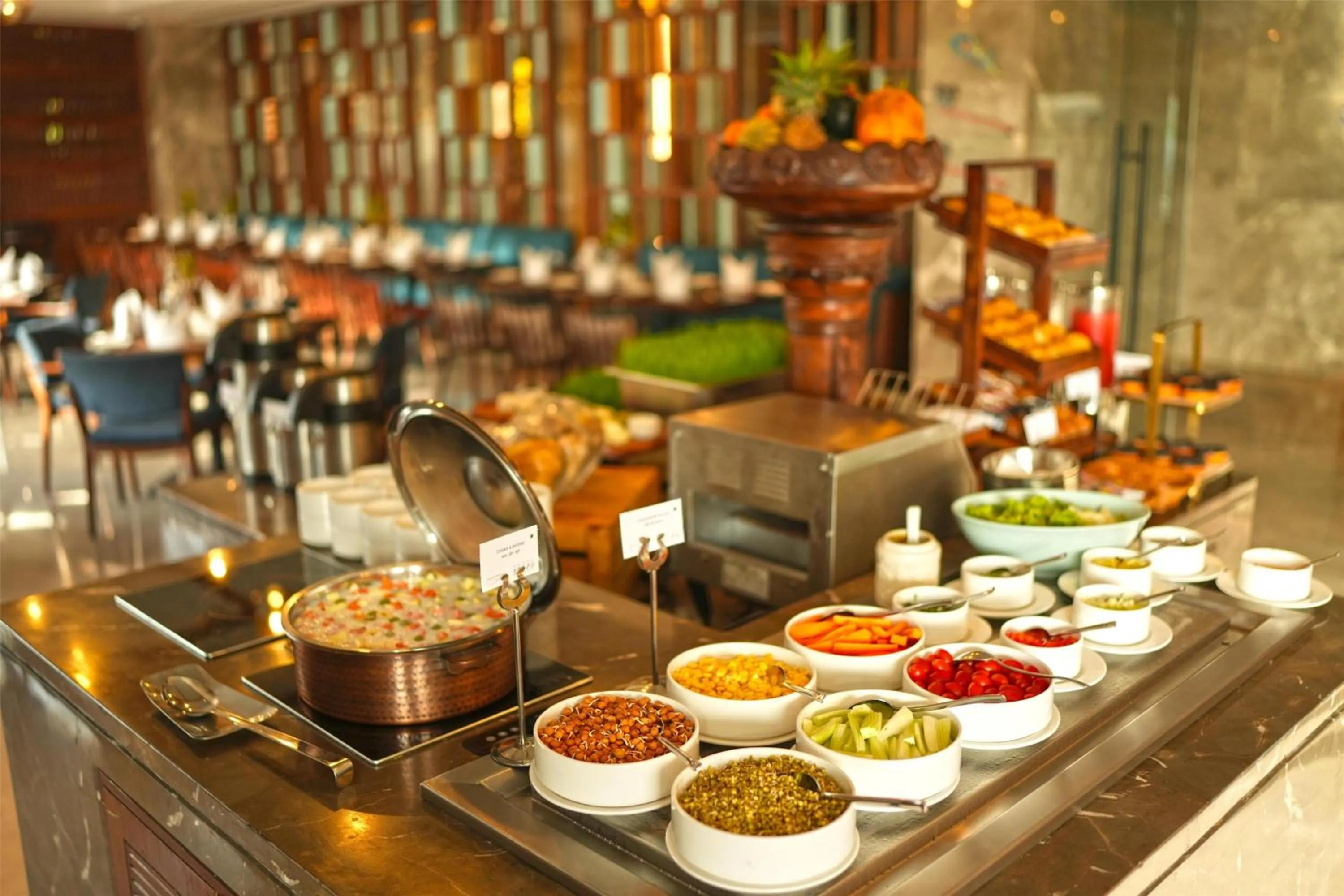 Breakfast in Radisson Hotel Vrindavan