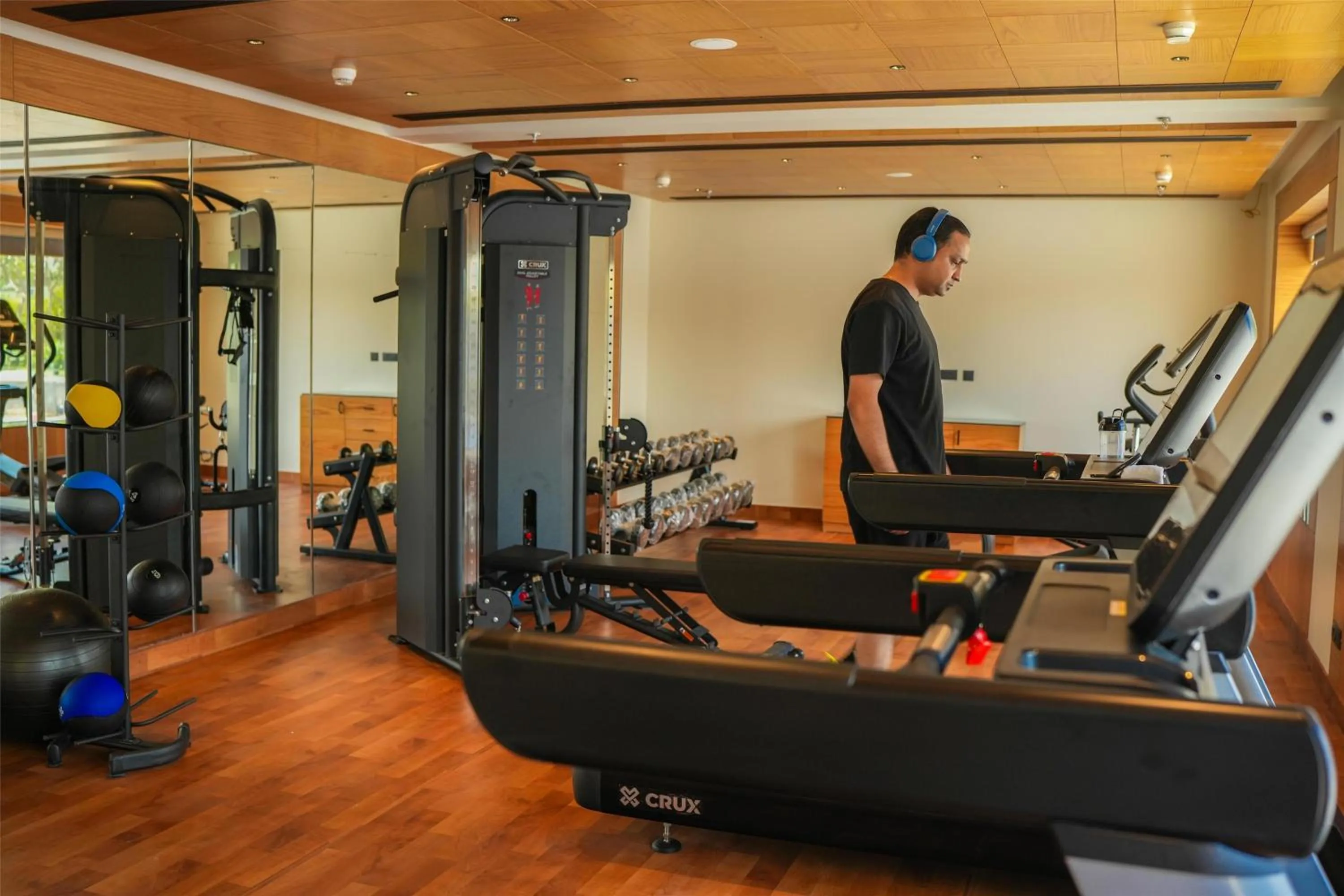 Fitness centre/facilities in Radisson Hotel Vrindavan
