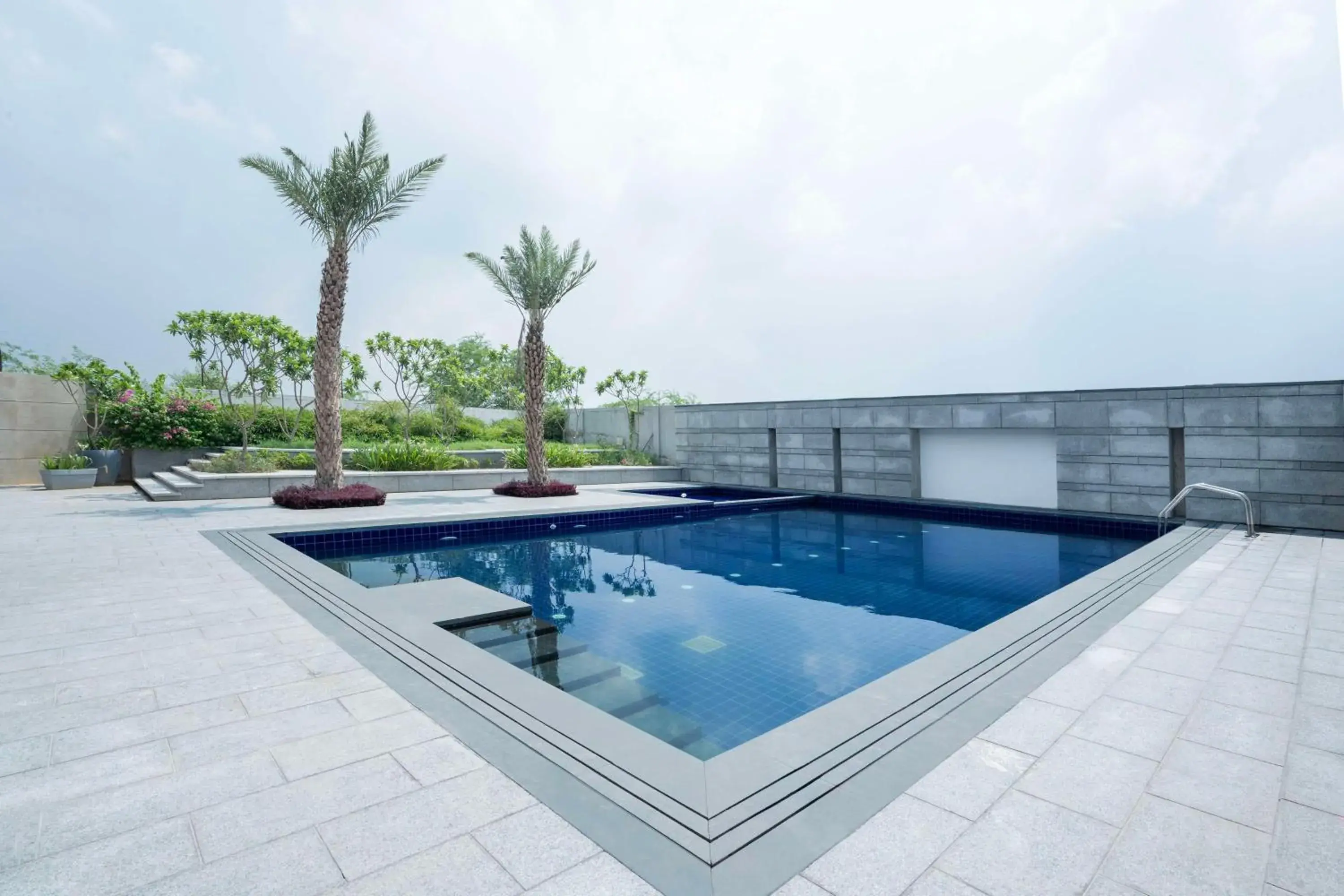 Pool view in Radisson Hotel Vrindavan Pool view in Radisson Hotel Vrindavan