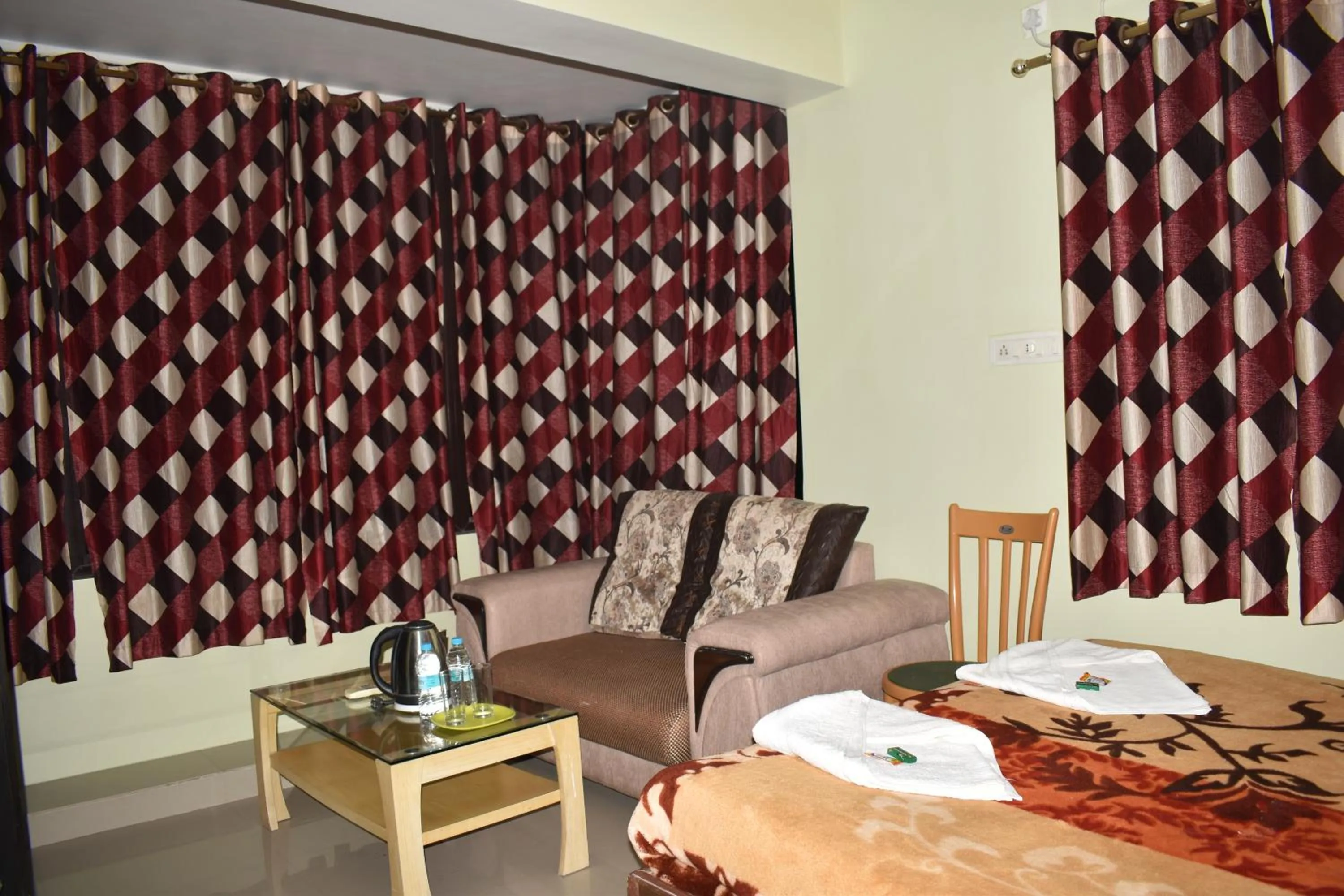 Seating area in Sakura House