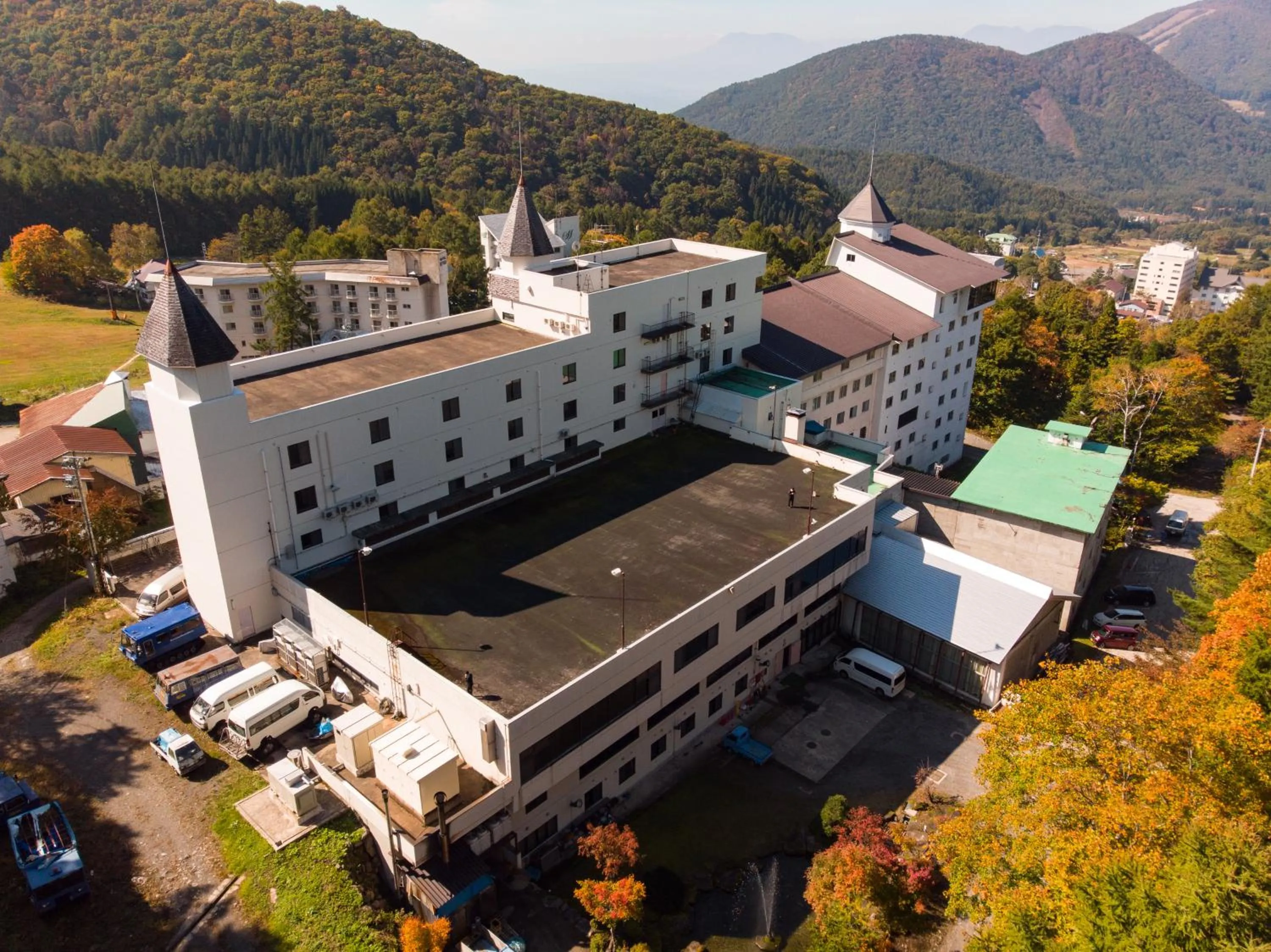 Bird's eye view in Hotel Tagawa