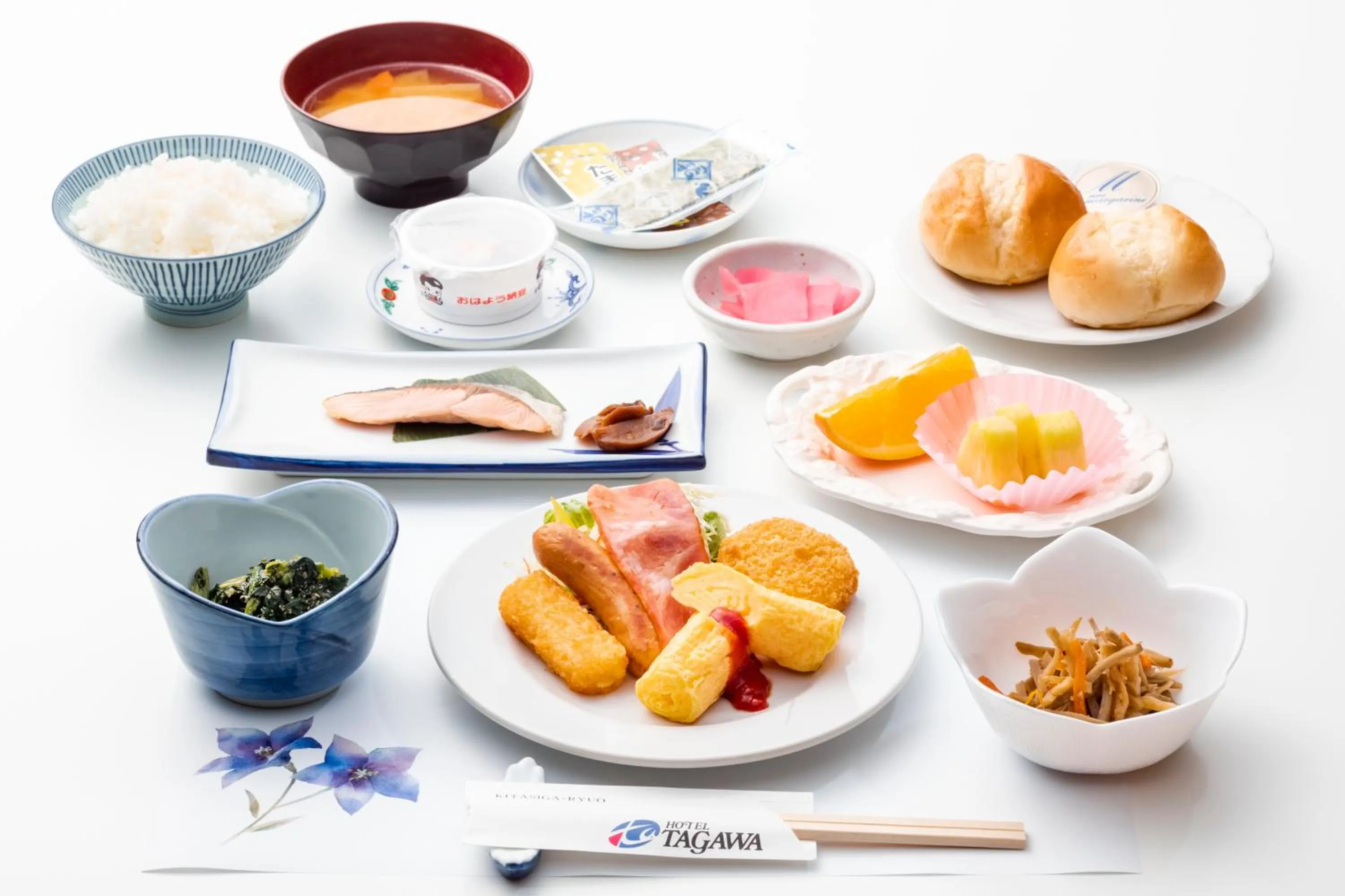 Breakfast in Hotel Tagawa
