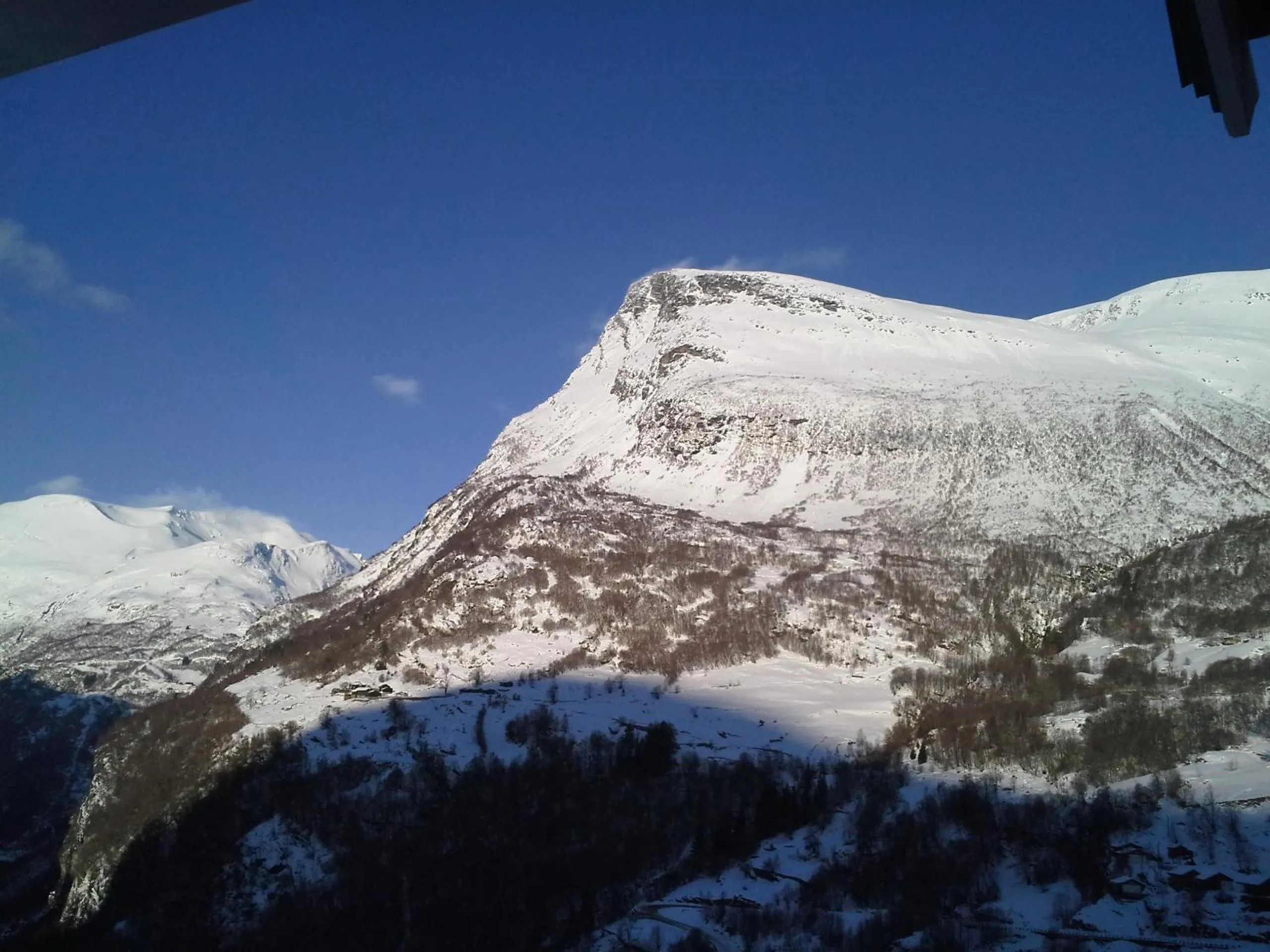 Winter in Lunheim in Geiranger