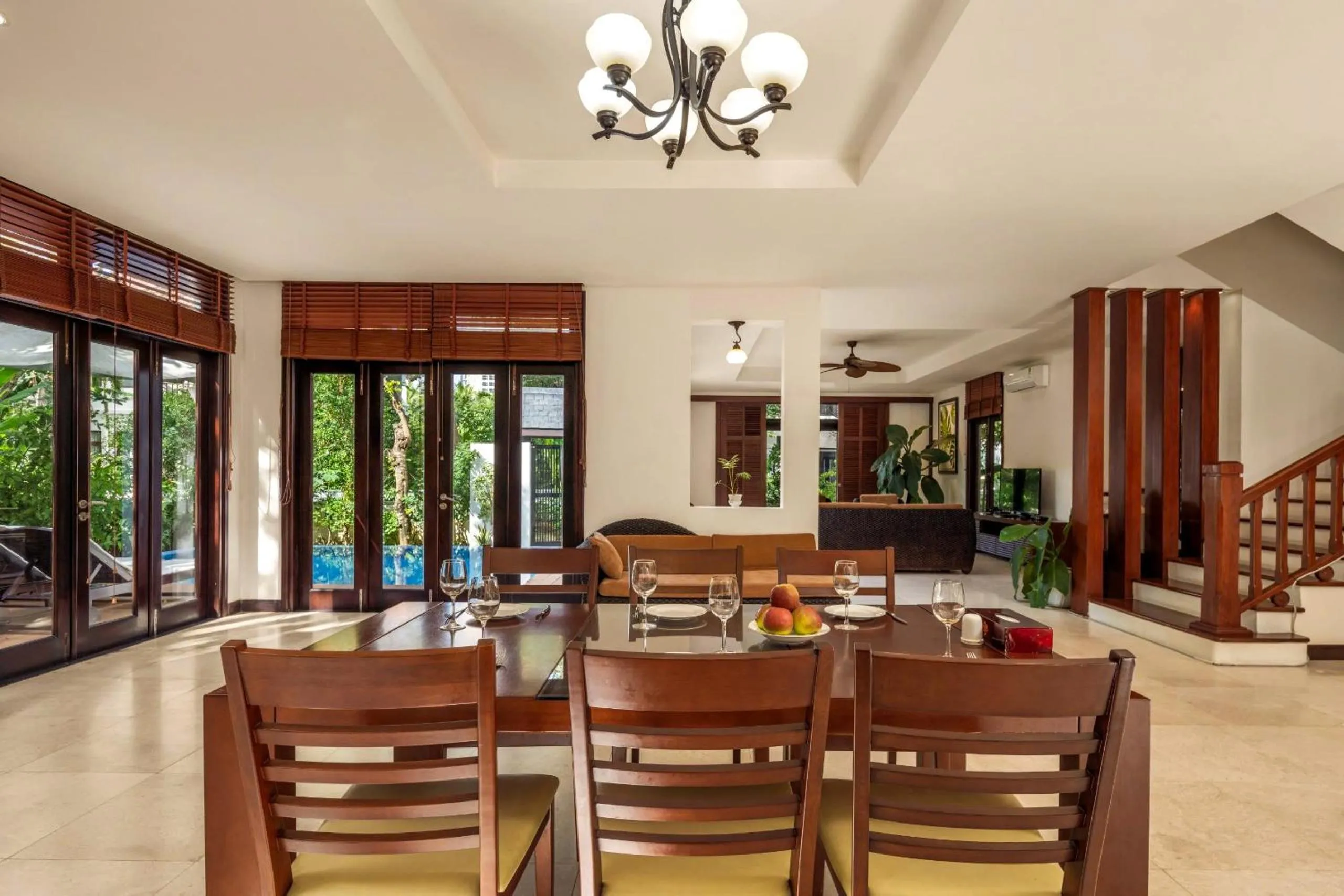 Living room in Resort Villas Da Nang By Abogo