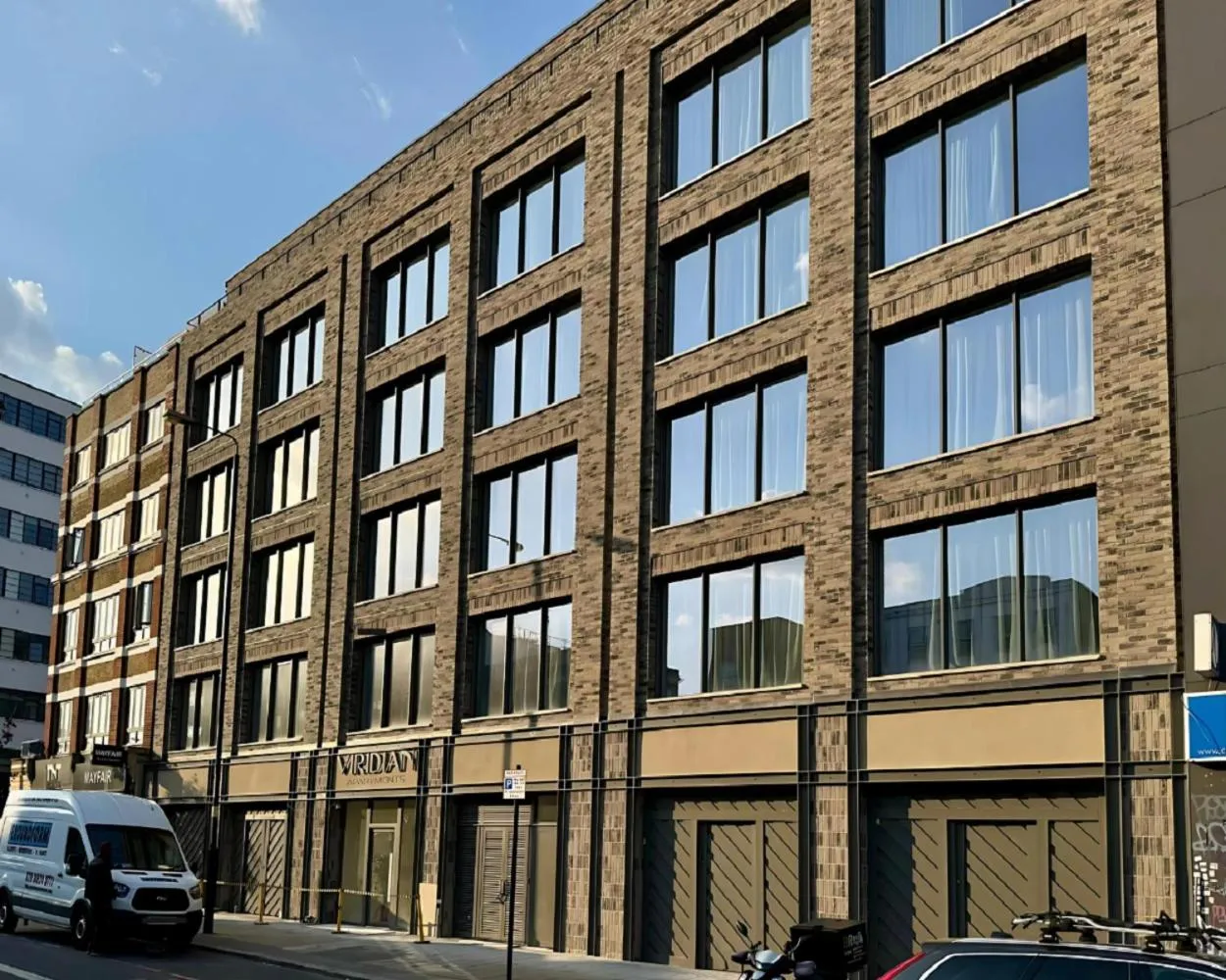 Property building in London City East by Viridian Apartments