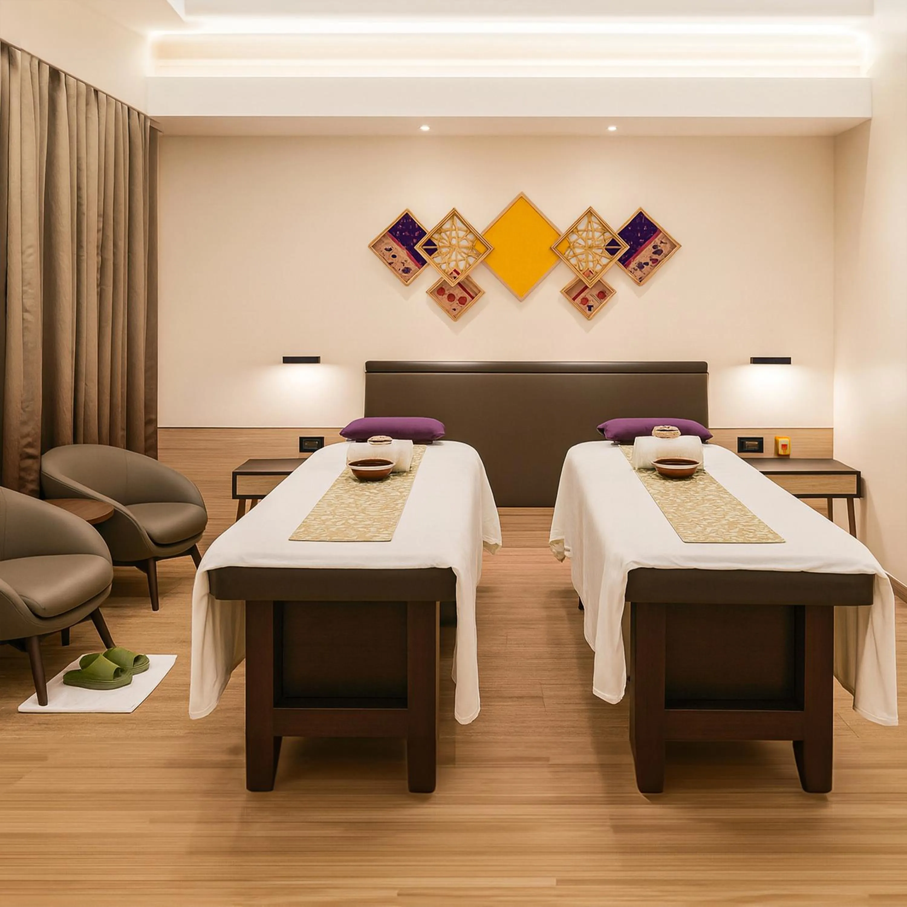 Spa and wellness centre/facilities, Bed in Hyatt Place Aurangabad Airport