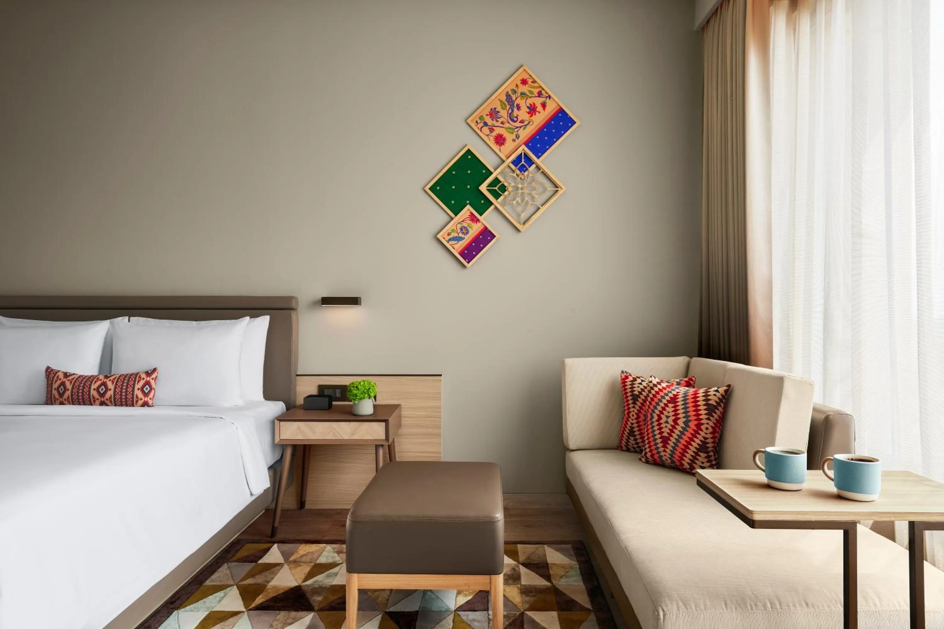 Bed in Hyatt Place Aurangabad Airport