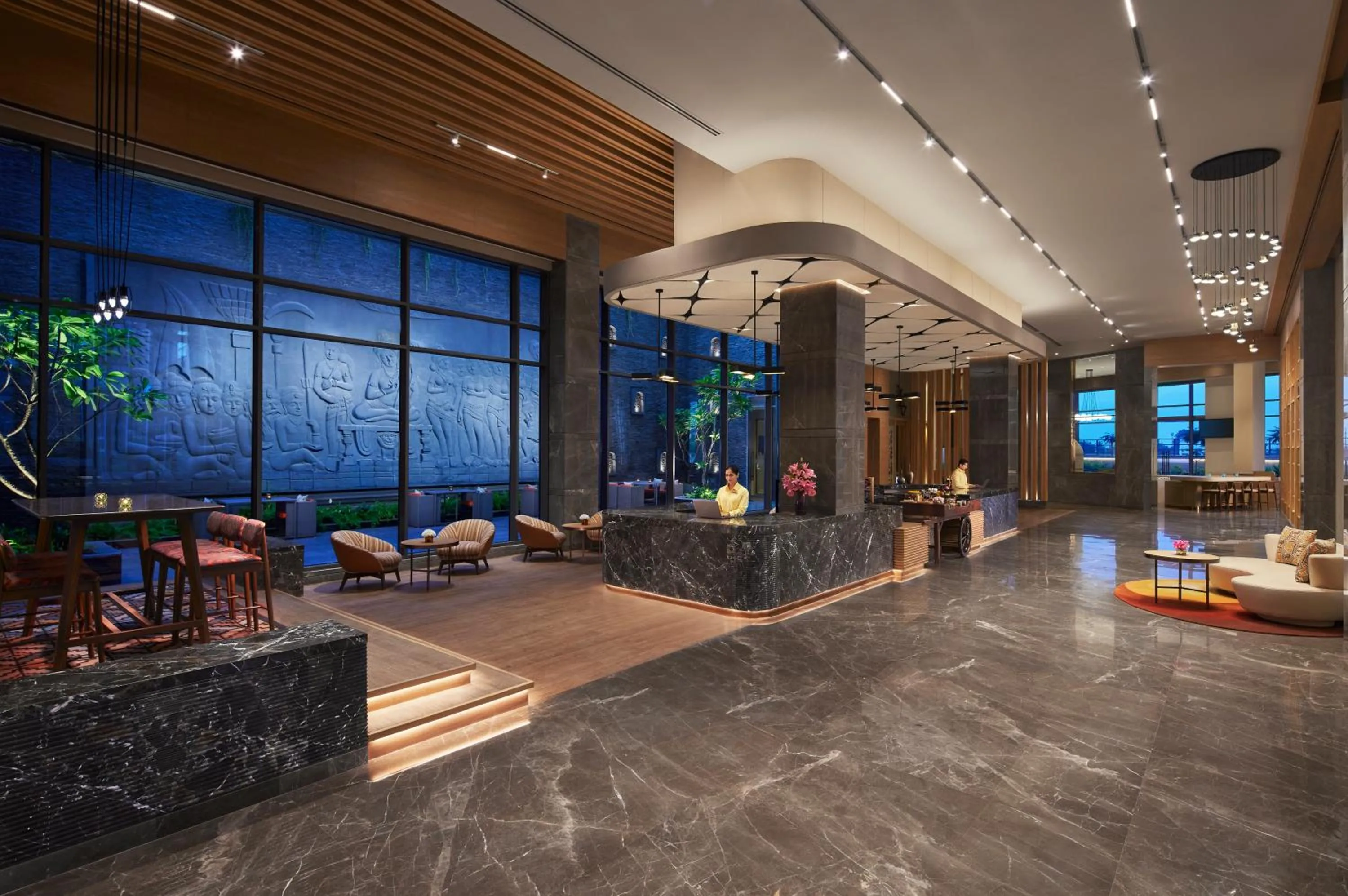 Lobby or reception in Hyatt Place Aurangabad Airport