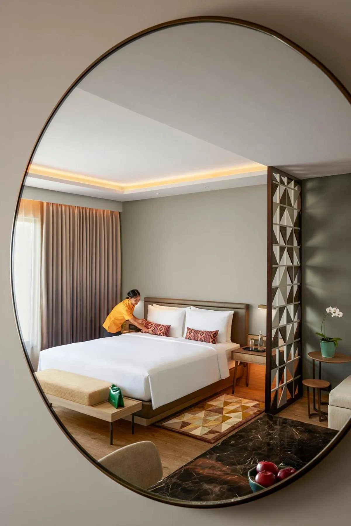 room service, Bed in Hyatt Place Aurangabad Airport