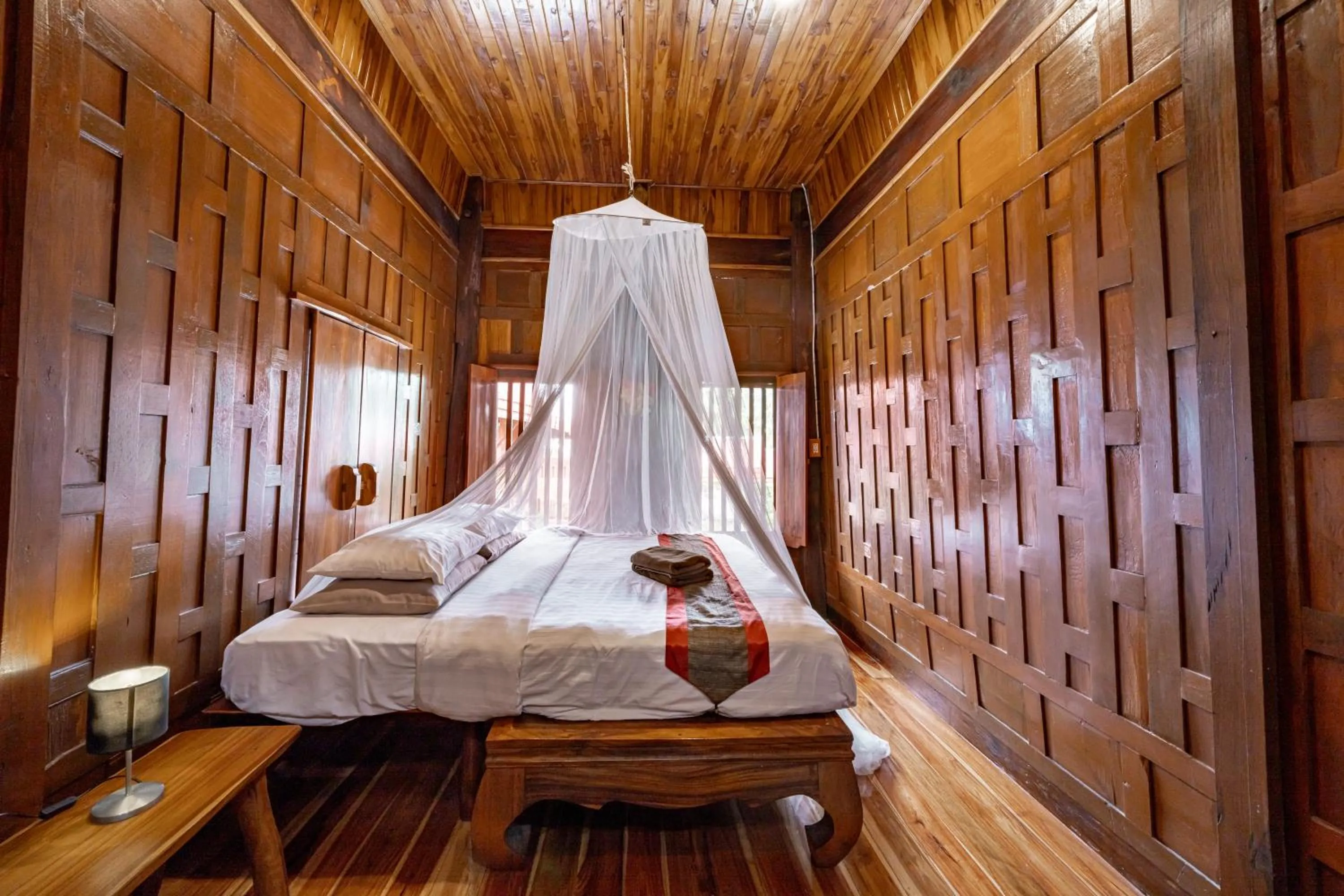 Bed in Athithara Homestay