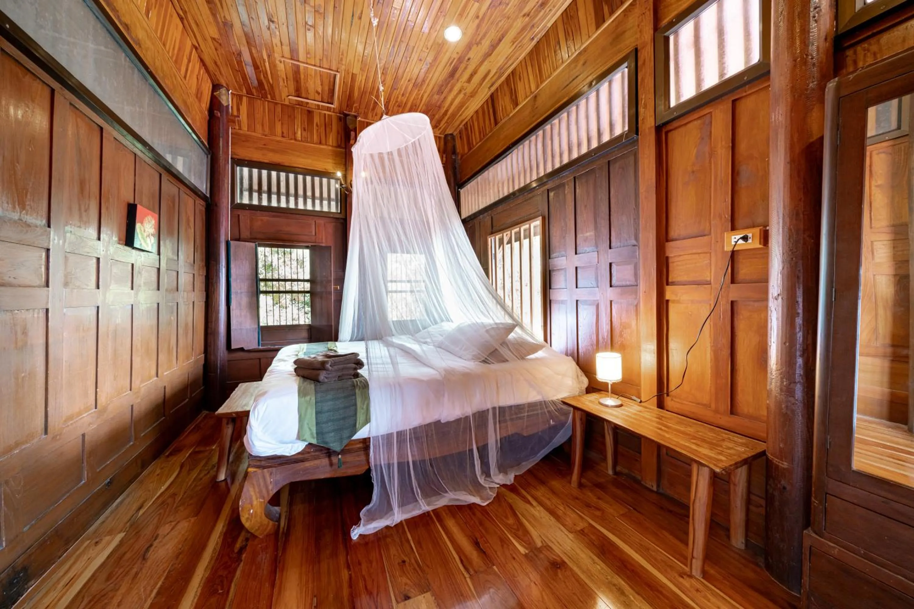 Bed in Athithara Homestay