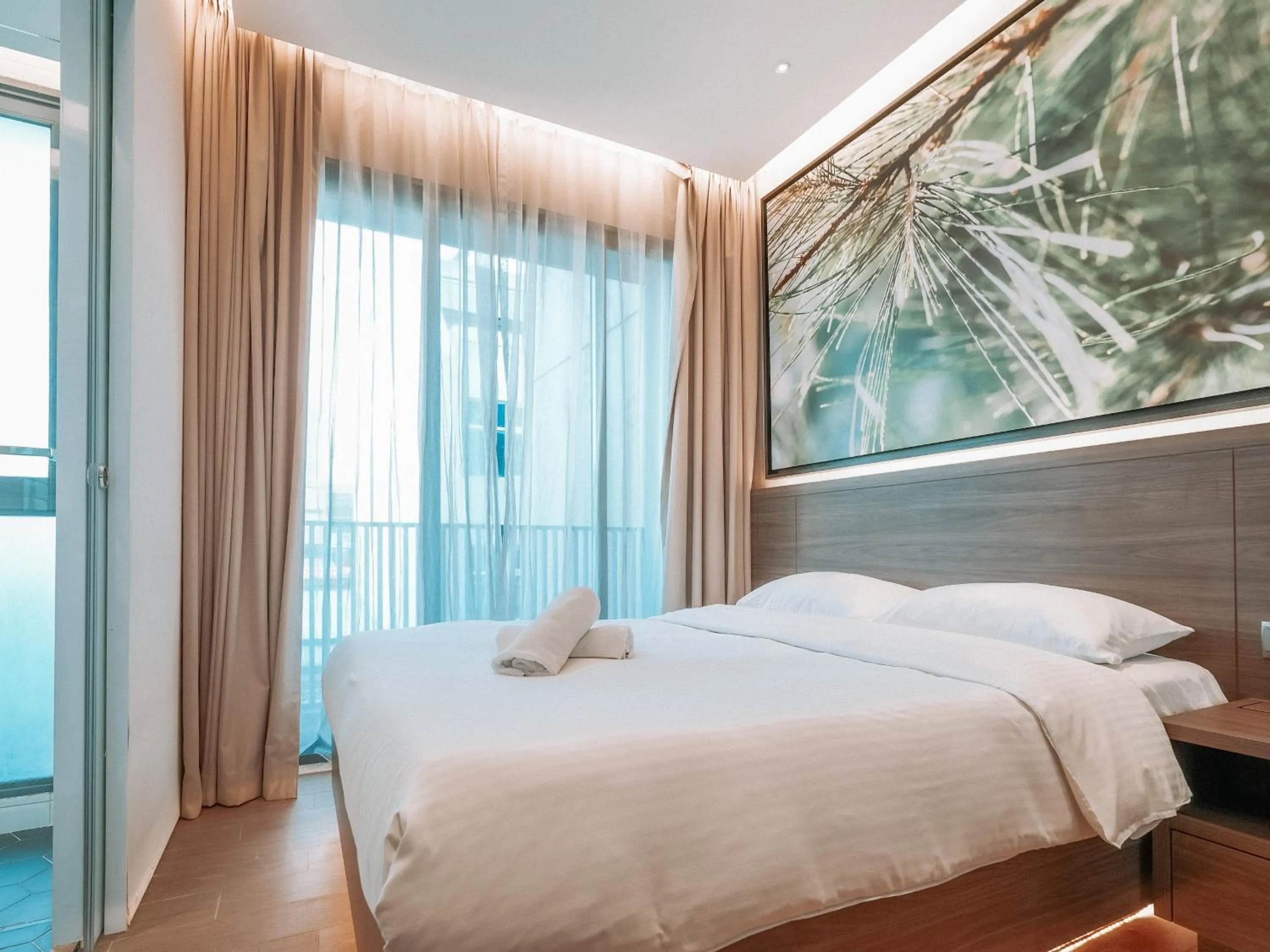 Bed in A Hotel Bugis