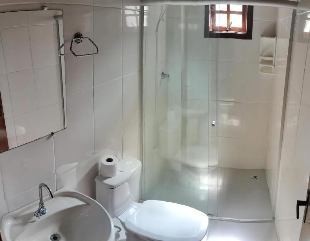 Bathroom in Chalé das Neves