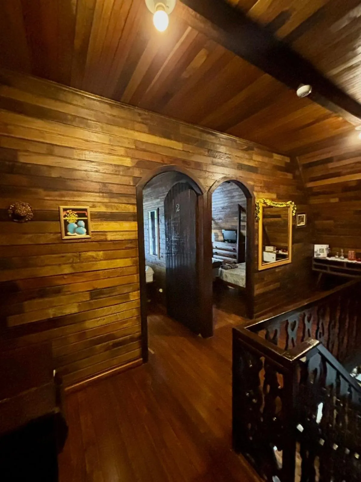 Decorative detail in Chalé das Neves