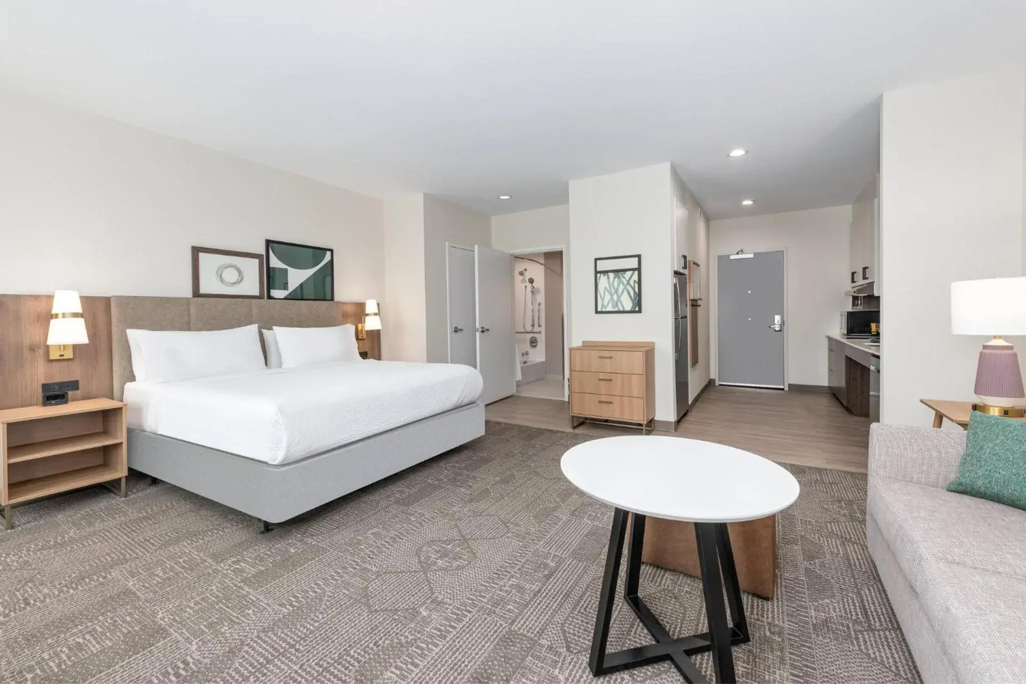 Photo of the whole room, Bed in Staybridge Suites Port Arthur - by IHG Photo of the whole room, Bed in Staybridge Suites Port Arthur - by IHG