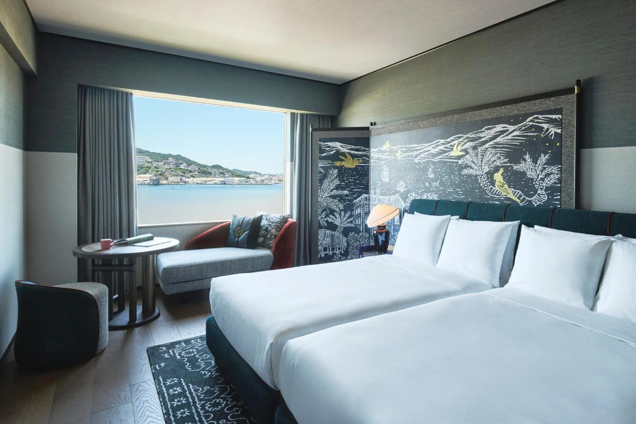 Photo of the whole room, Bed in Hotel Indigo Nagasaki Glover Street by IHG