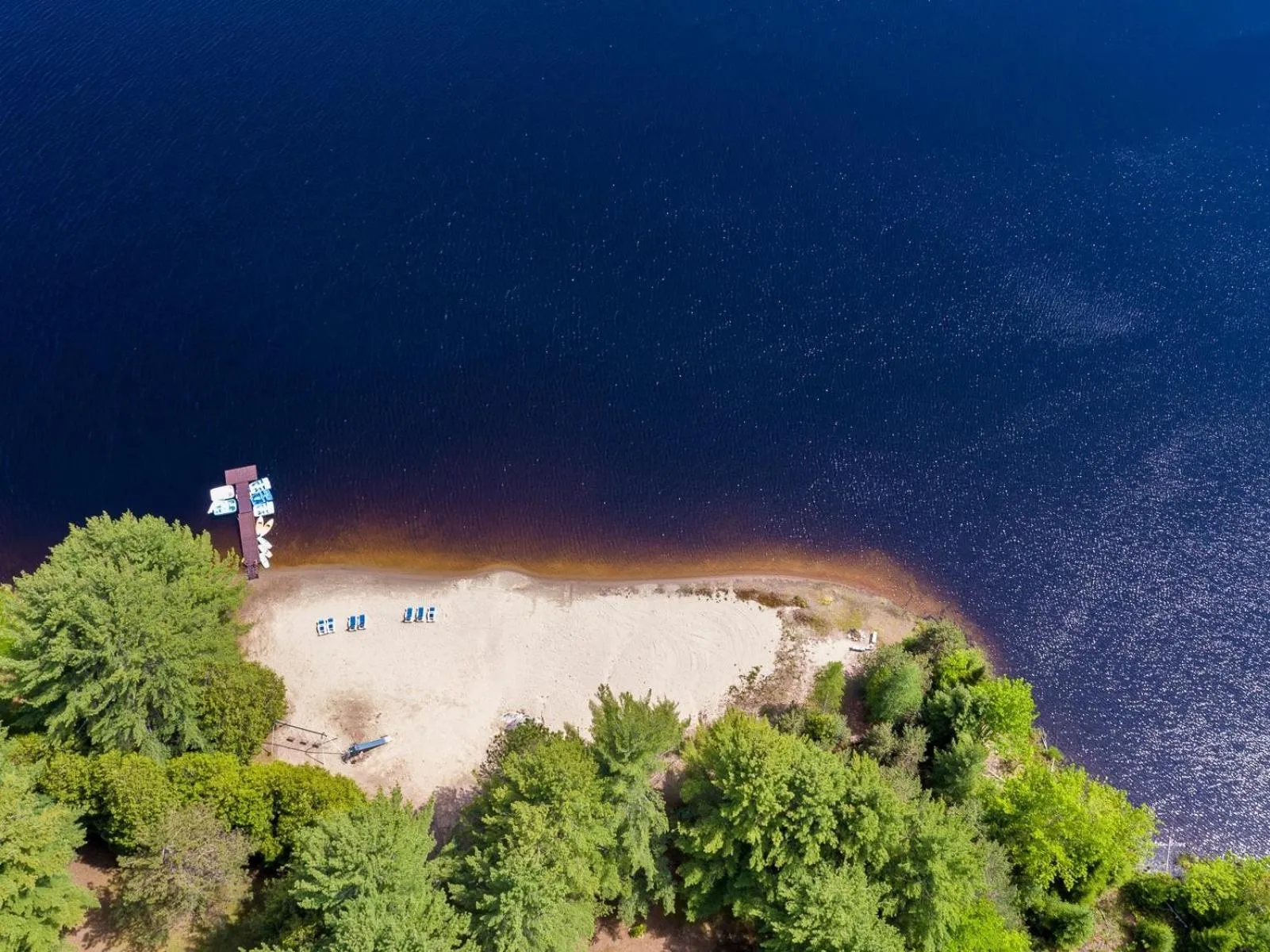 Bird's eye view in Domaine Chalets des pins
