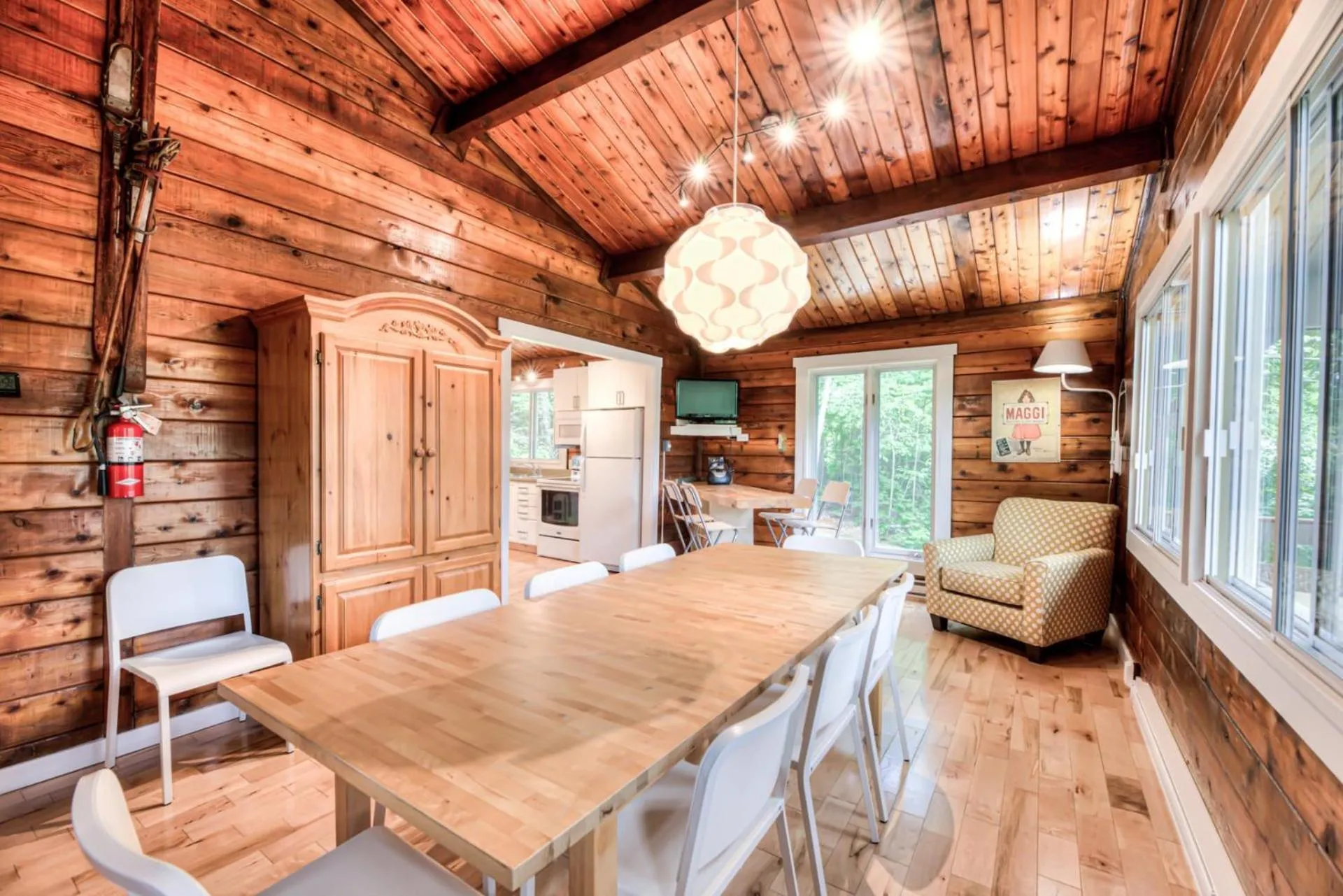 Seating area in Domaine Chalets des pins