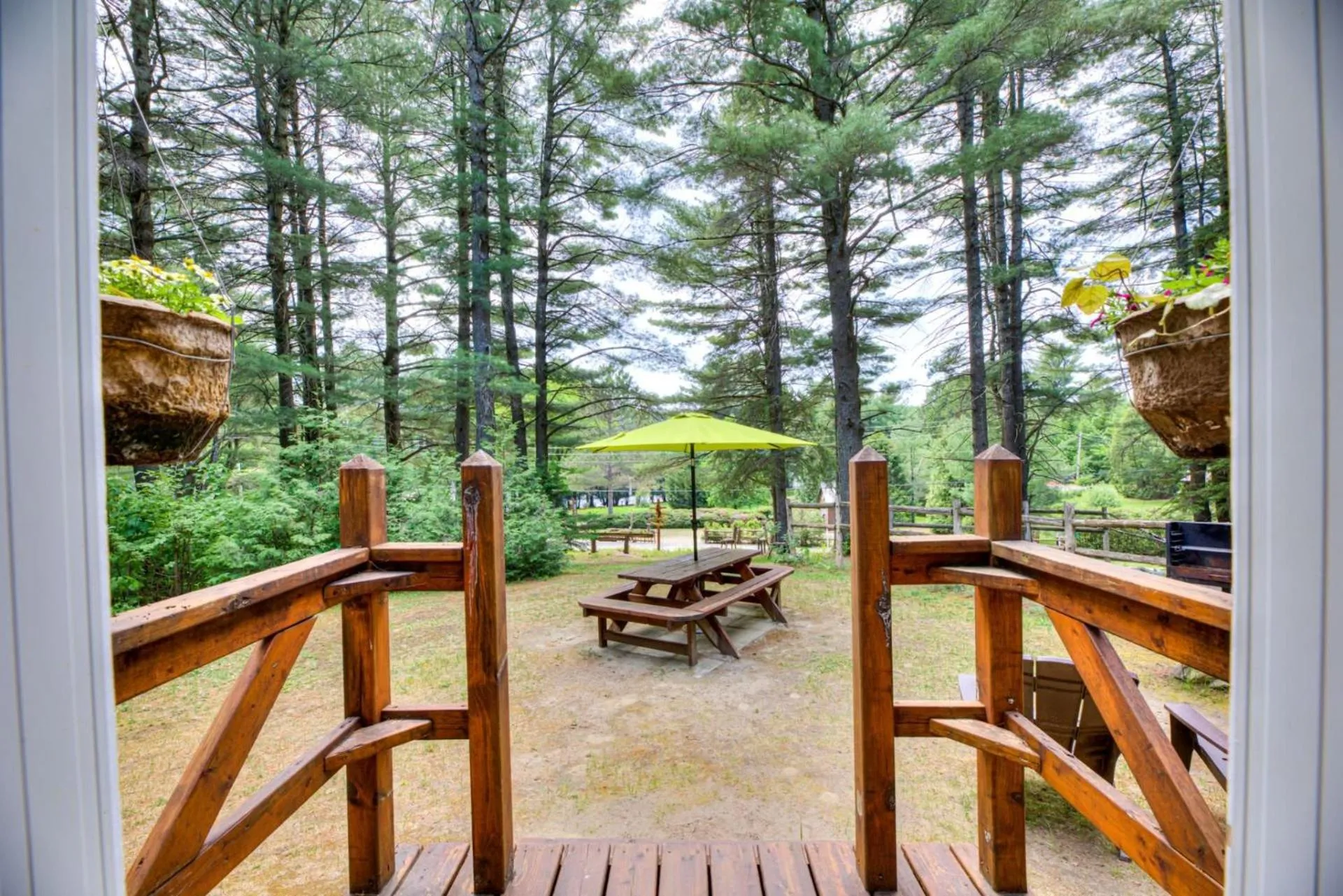 View (from property/room) in Domaine Chalets des pins