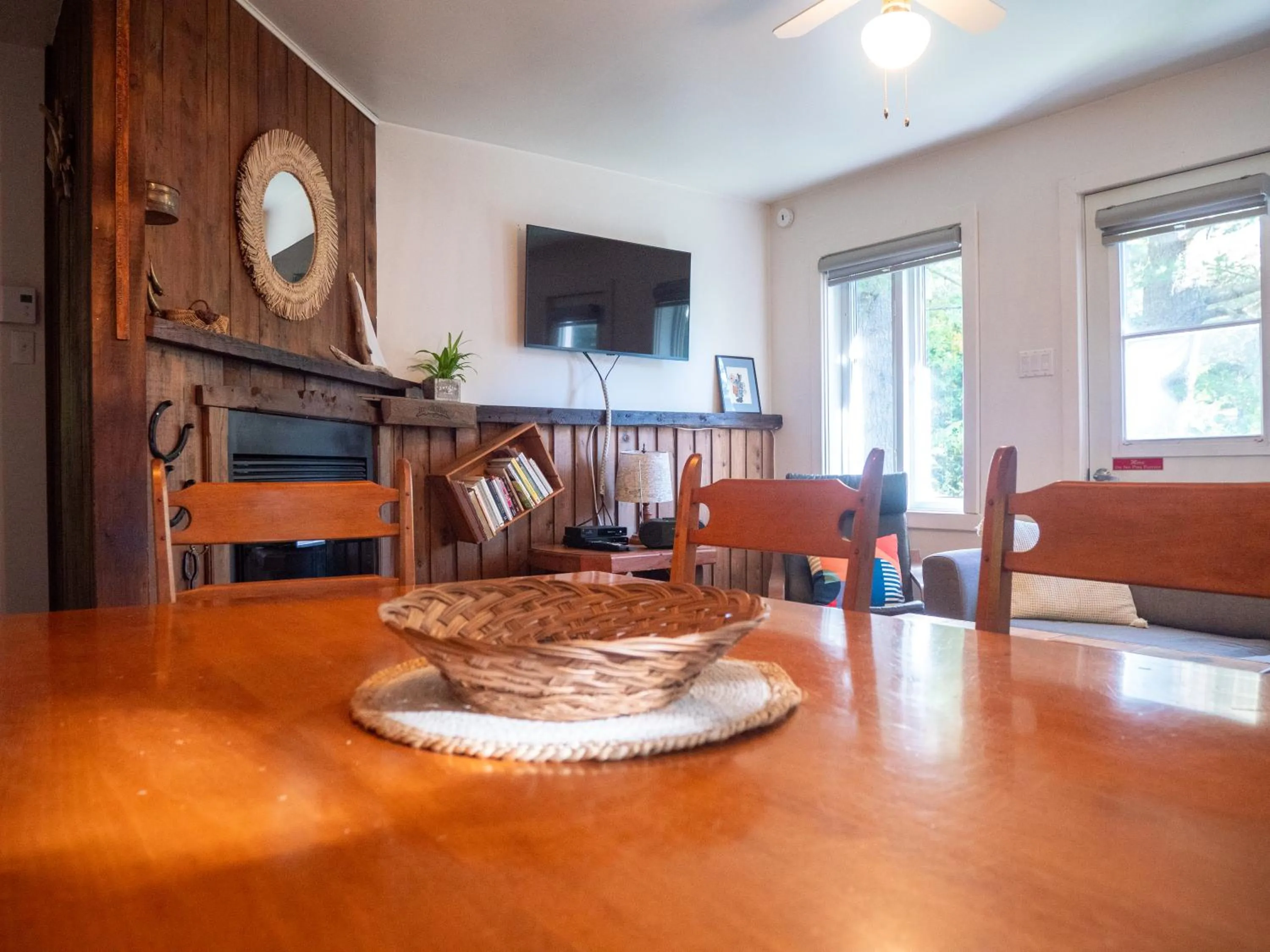 Living room in Domaine Chalets des pins