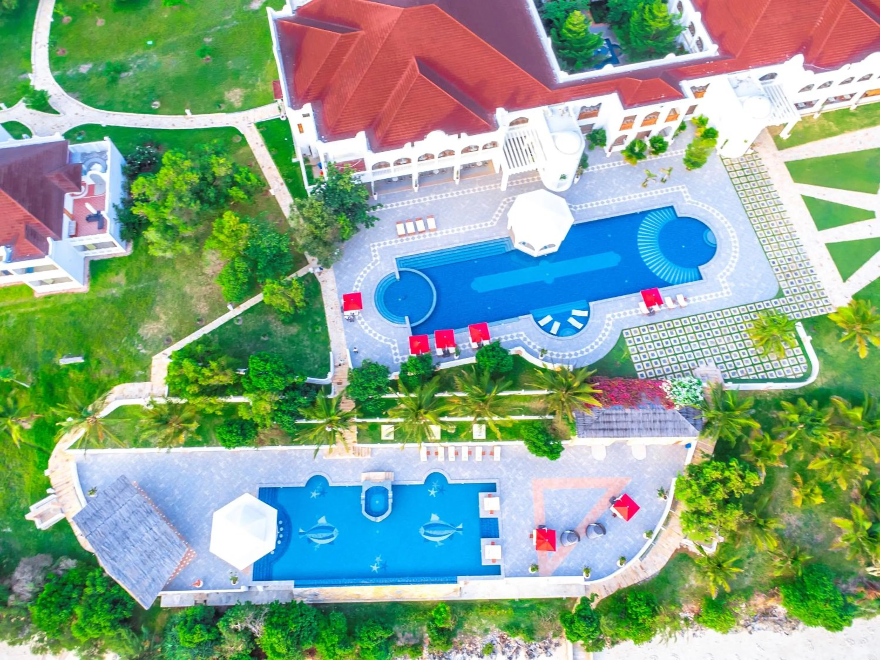 Bird's eye view in Shukran Palace