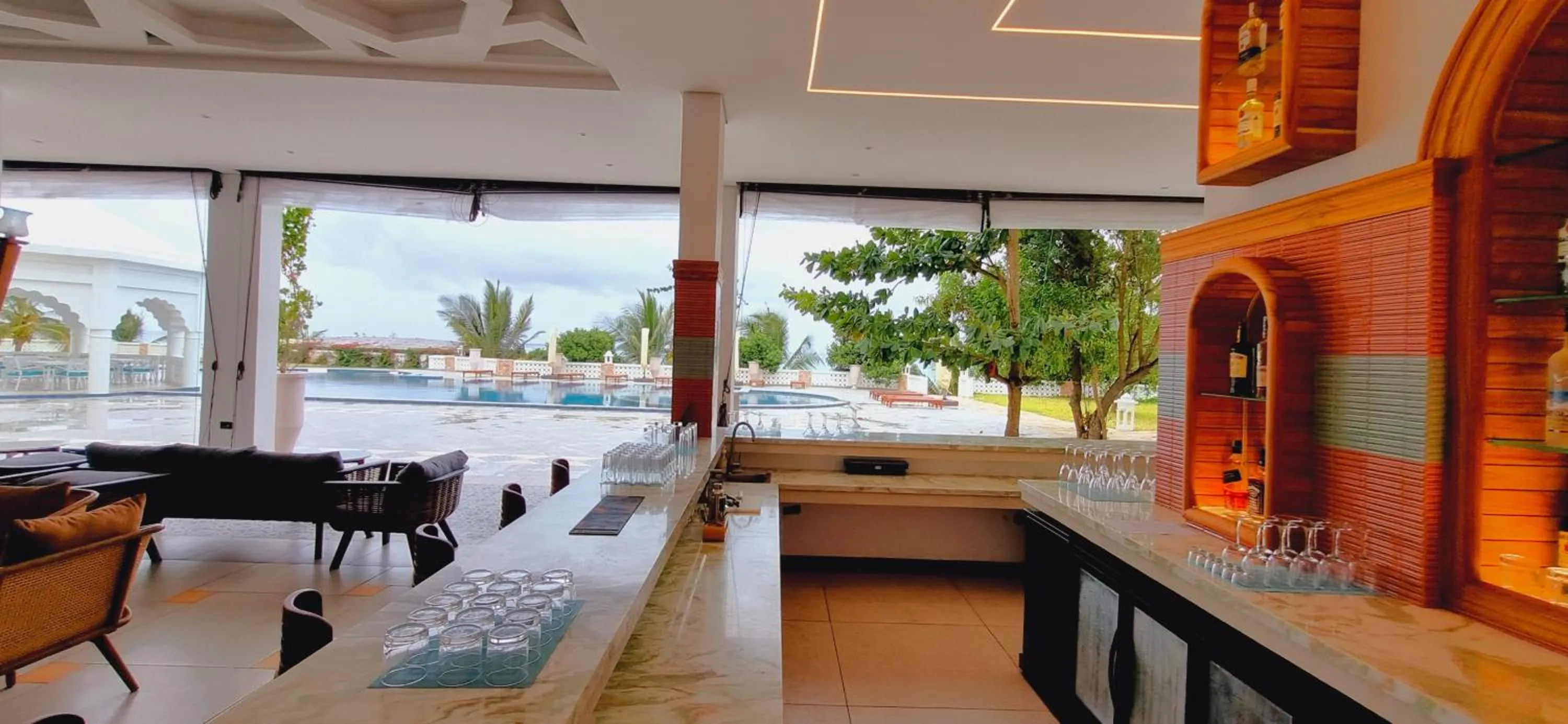 Lounge or bar in Shukran Palace