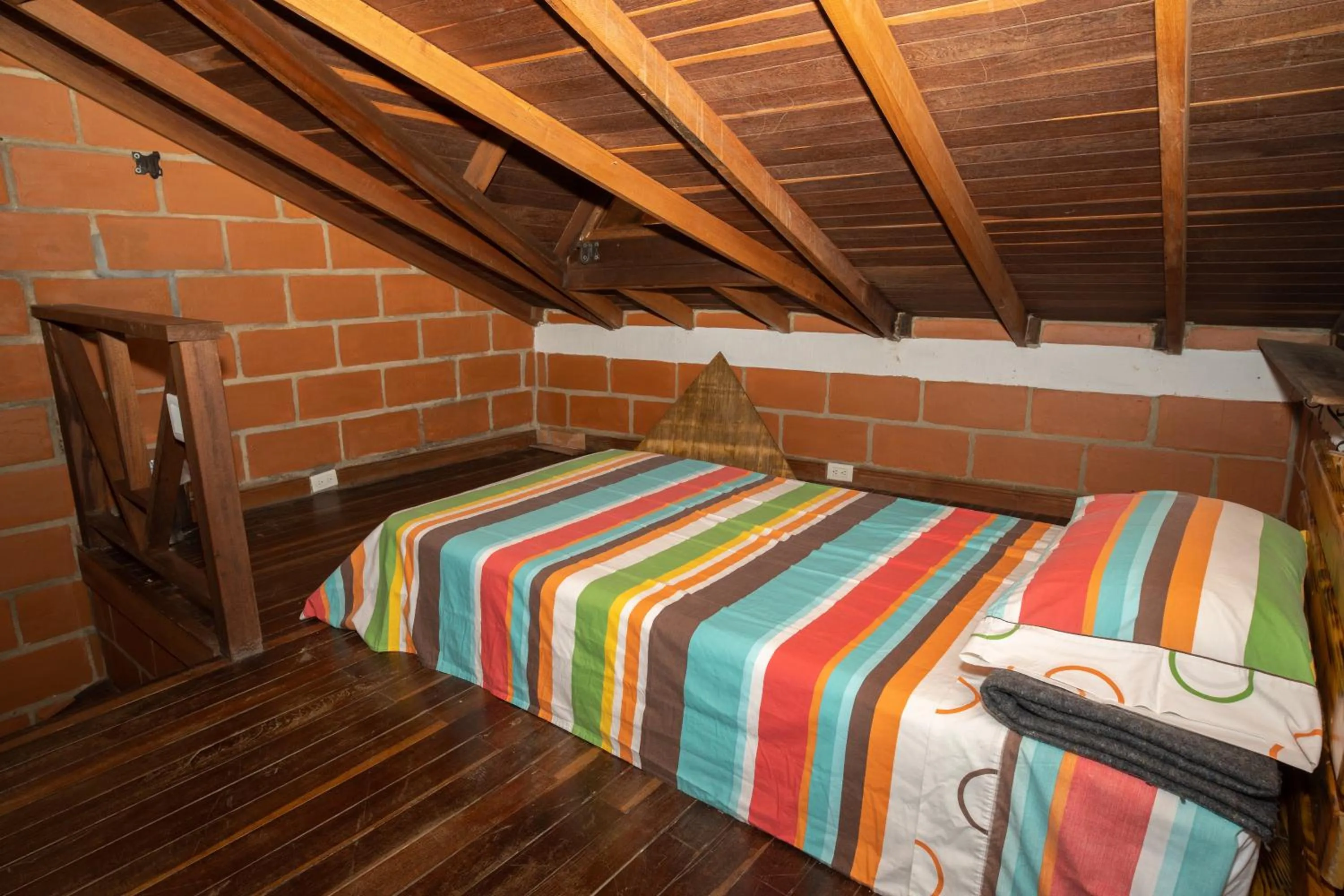 Bed in Hotel Spa Bliss Guatape