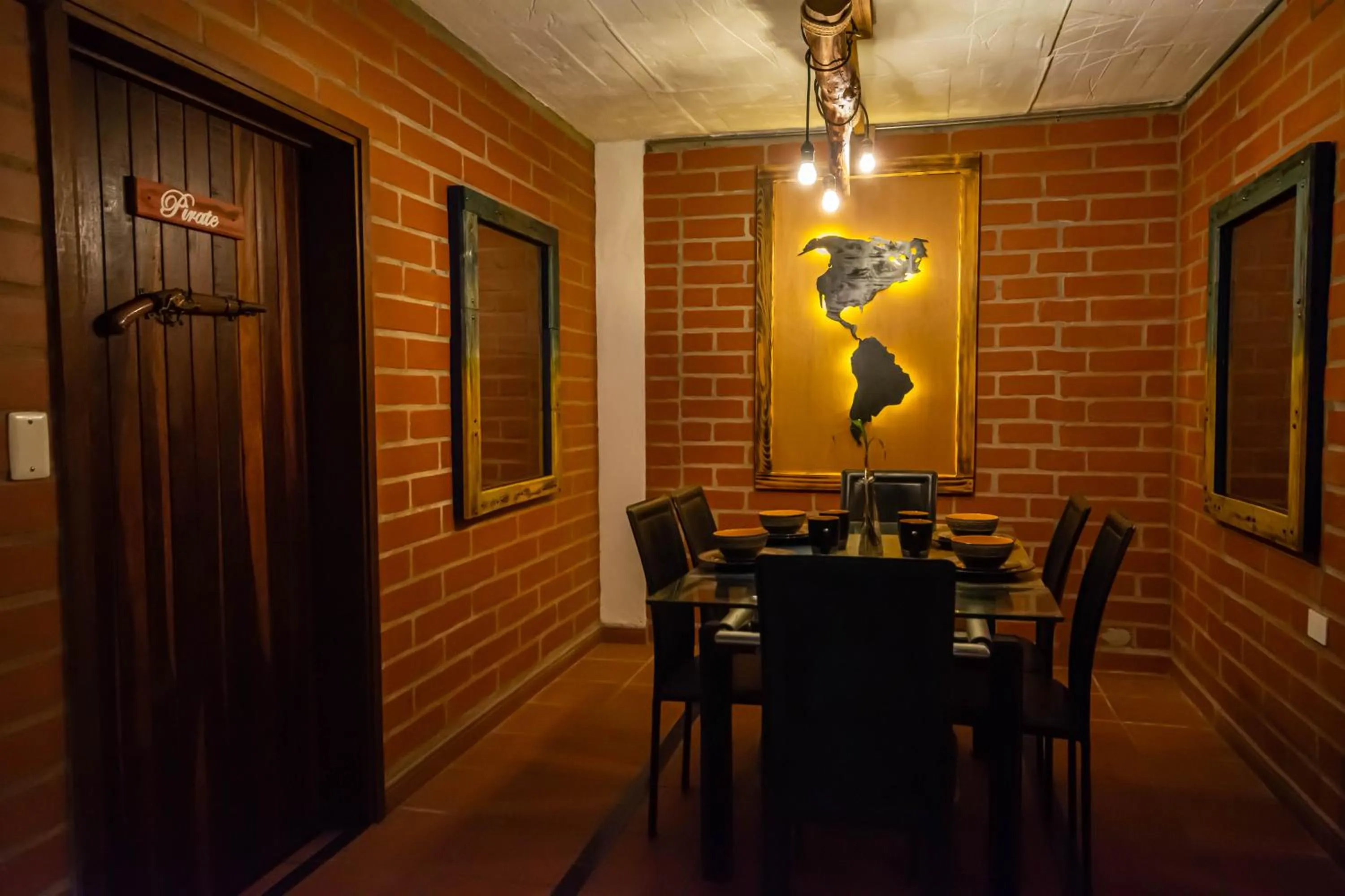 Dining area in Hotel Spa Bliss Guatape