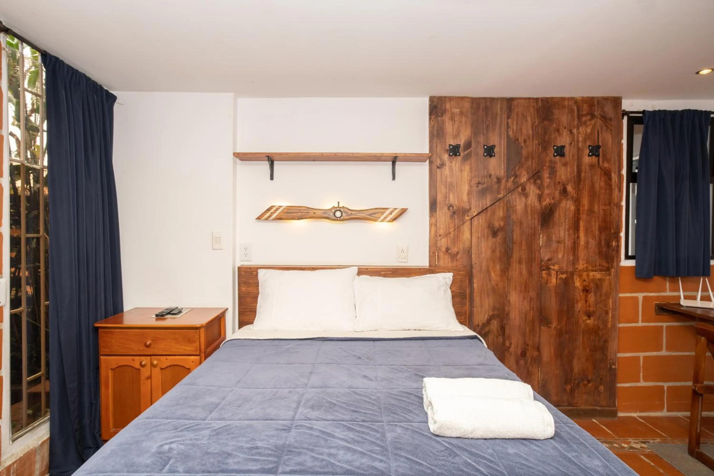 Bed in Hotel Spa Bliss Guatape