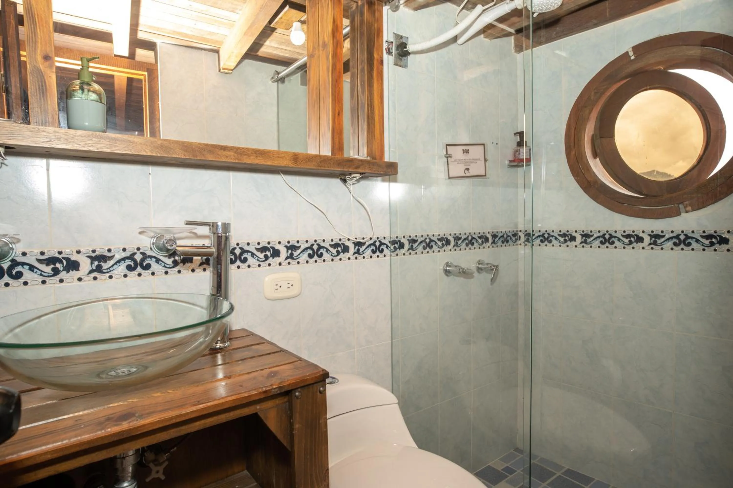 Shower in Hotel Spa Bliss Guatape