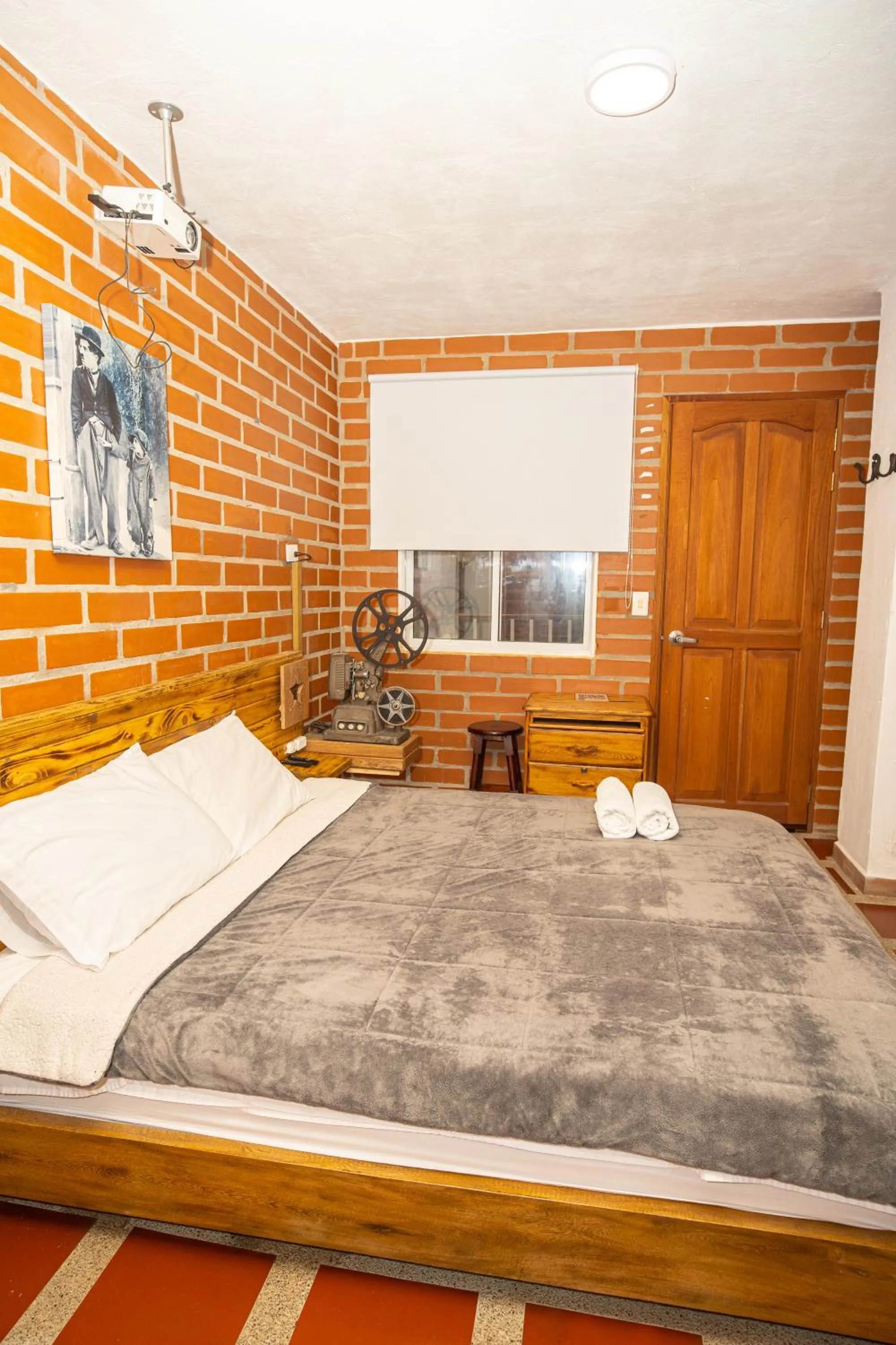 Bed in Hotel Spa Bliss Guatape