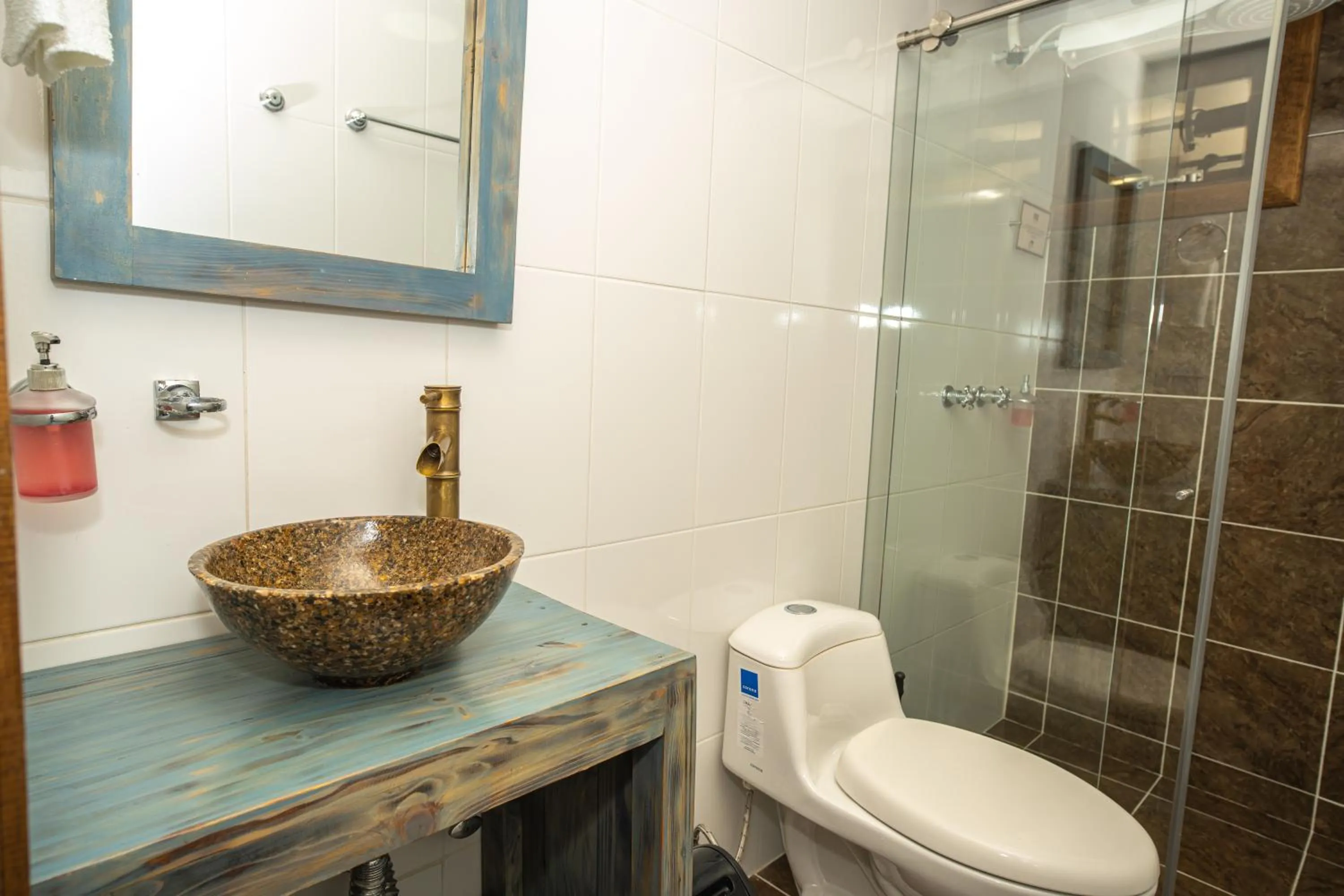 Shower in Hotel Spa Bliss Guatape