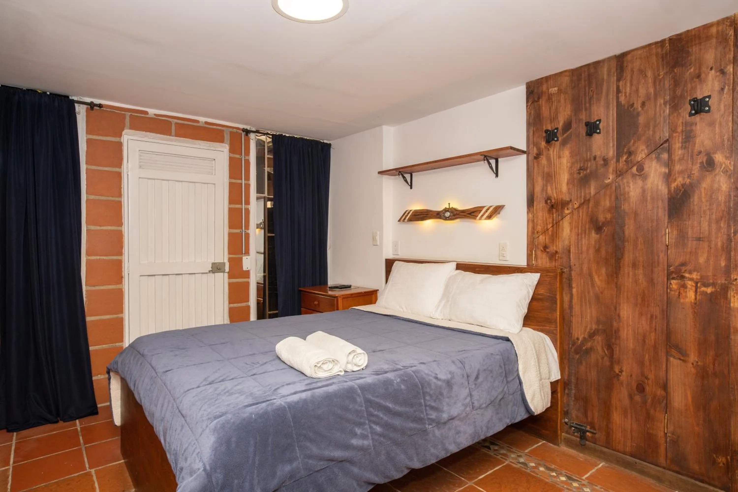 Bed in Hotel Spa Bliss Guatape